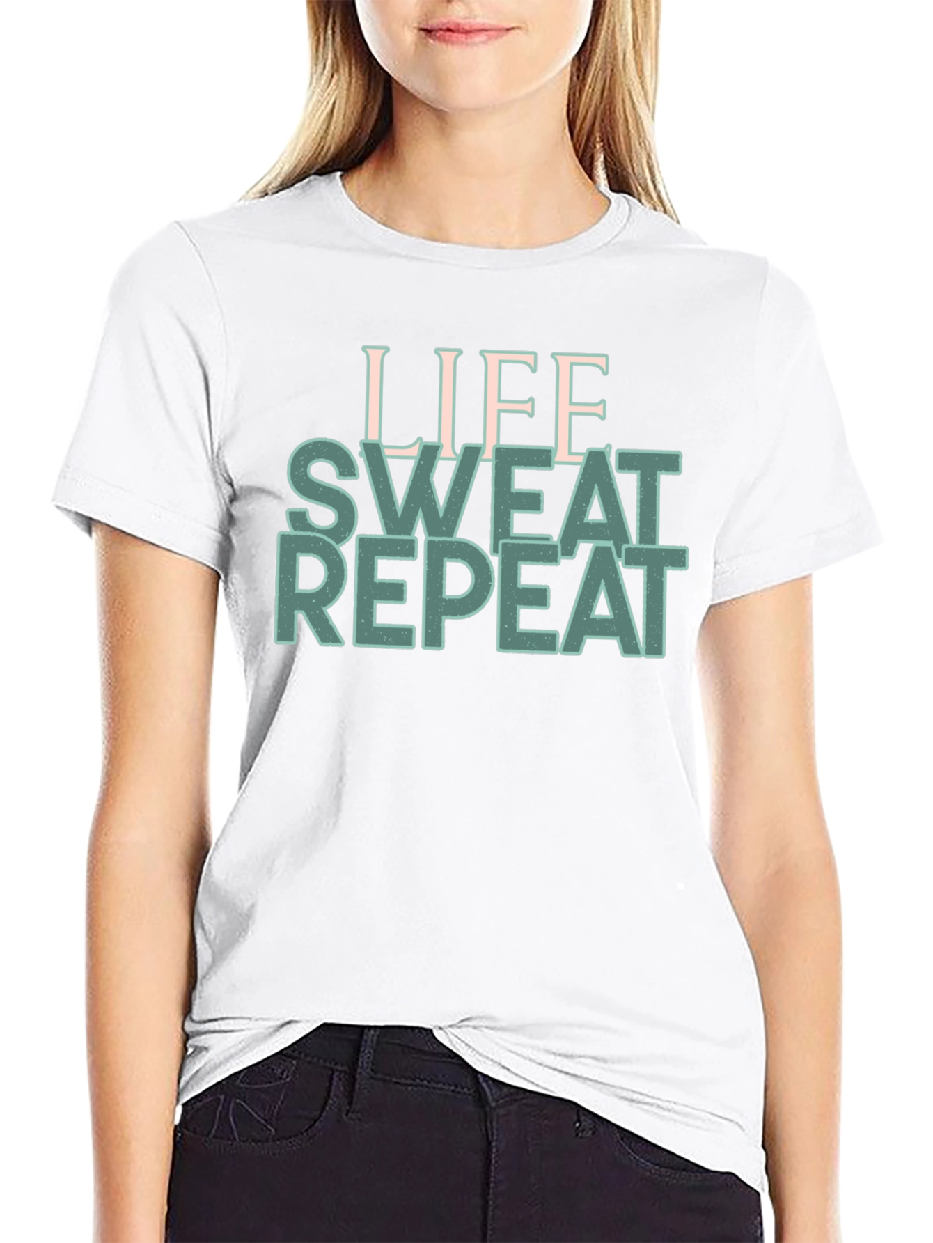 Life Sweat Repeat Graphic T-Shirt
