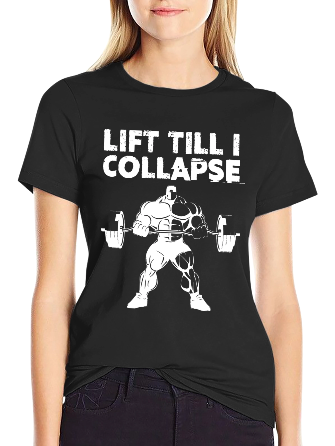 Lift Till I Collapse Mens Graphic T-Shirt