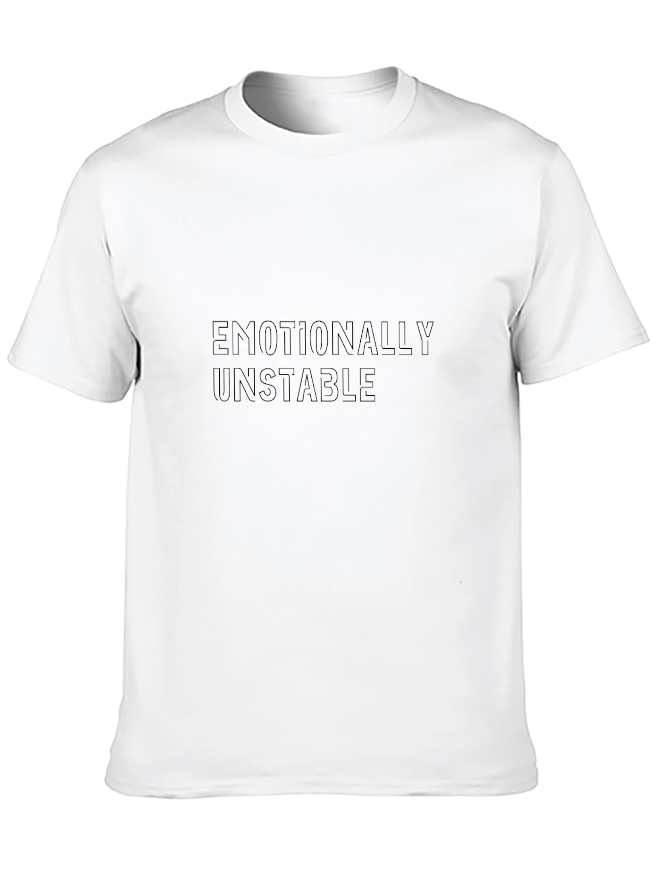 Emotionally Unstable Black T-Shirt