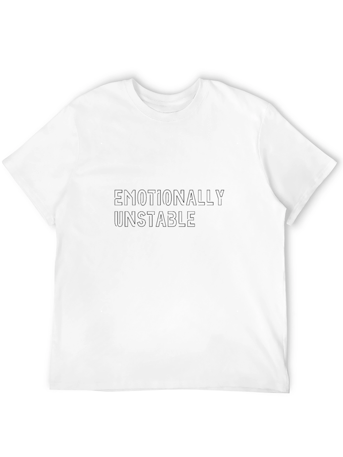 Emotionally Unstable Black T-Shirt