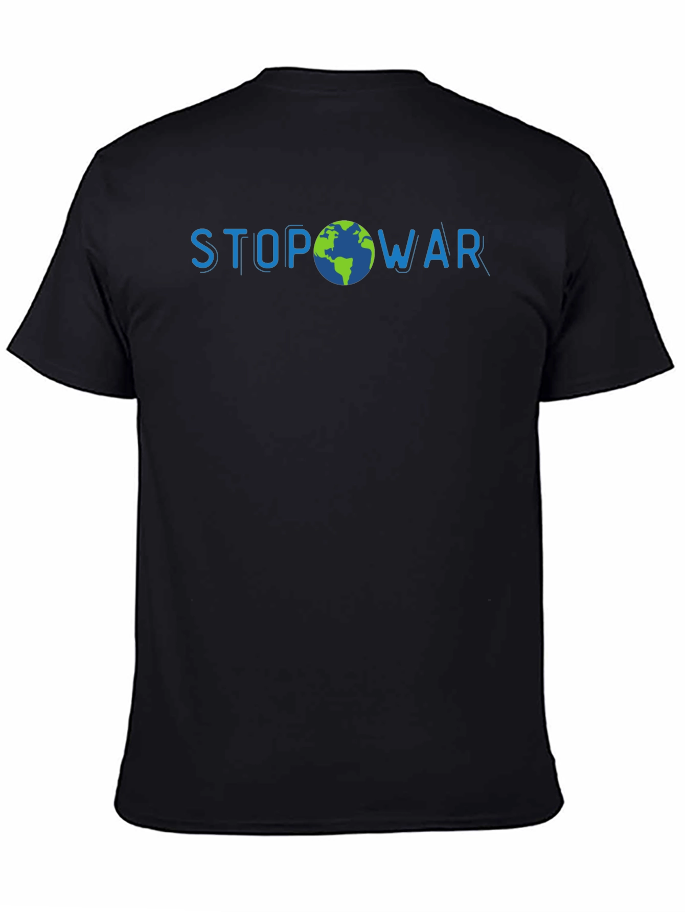 Stop War Earth Graphic Mens T-Shirt