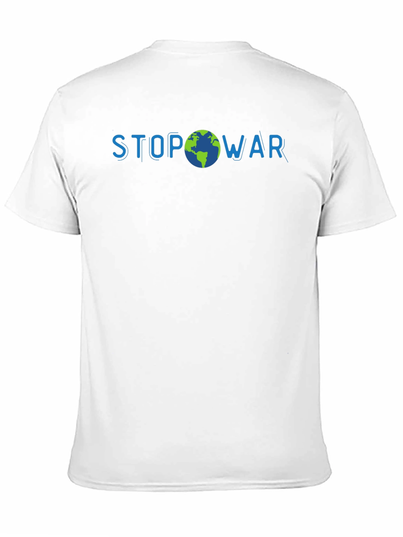 Stop War Earth Graphic Mens T-Shirt