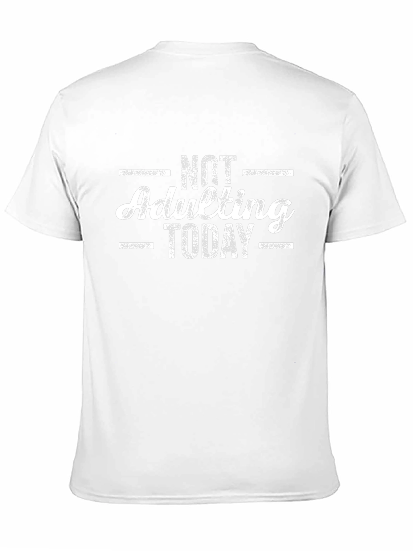 Not Adulting Today T-Shirt - Black Graphic Tee