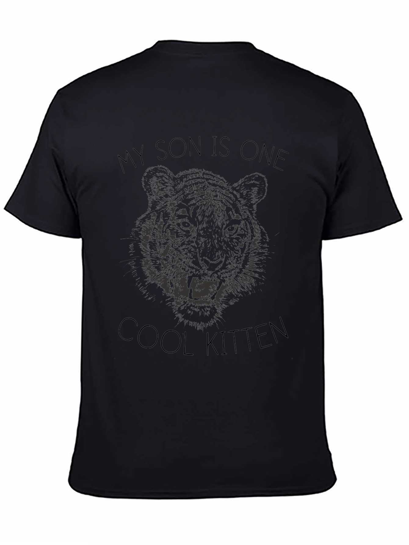 Cool Kitten Son Tee - Unique Tiger Design