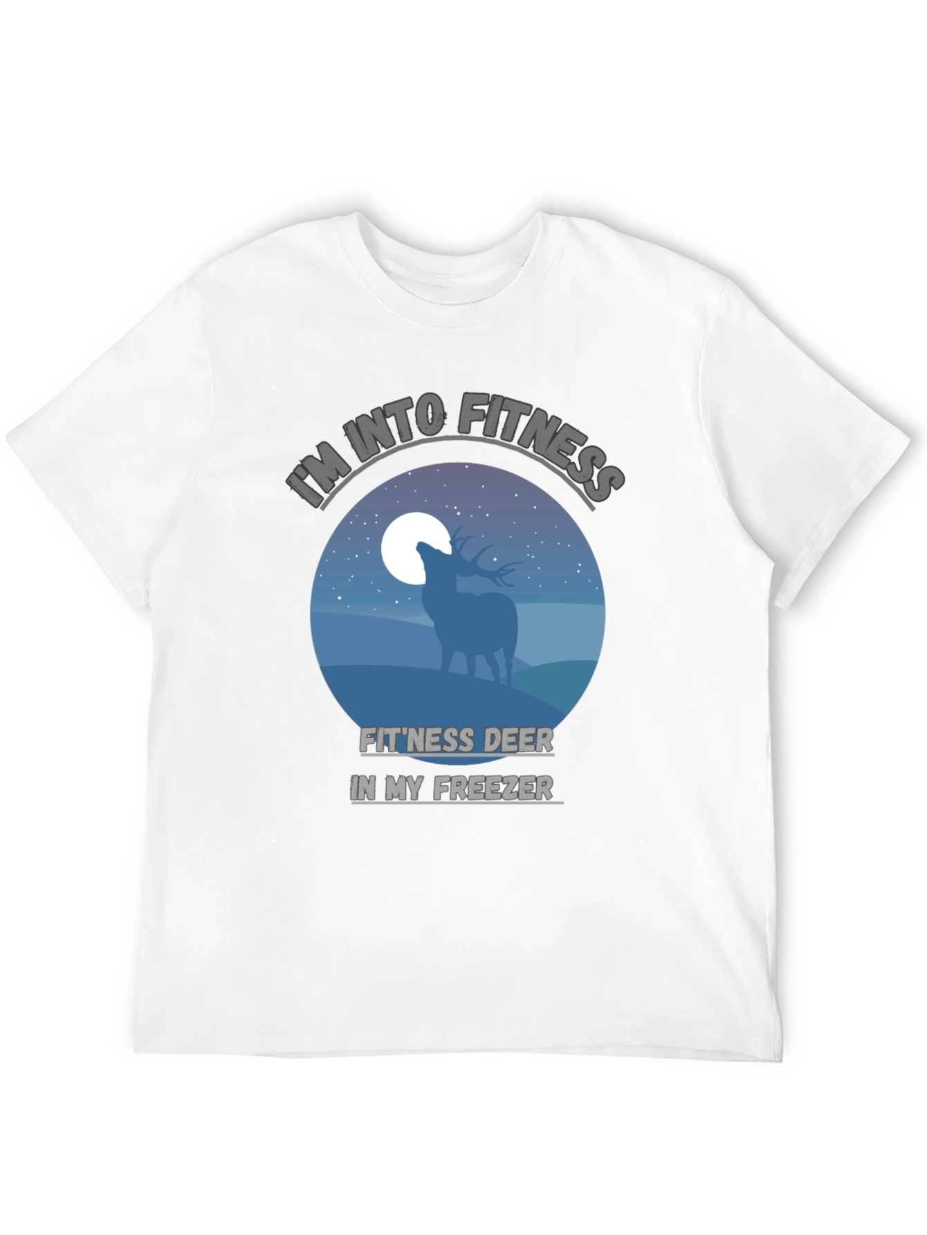 Fitness Deer Freezer Funny T-Shirt