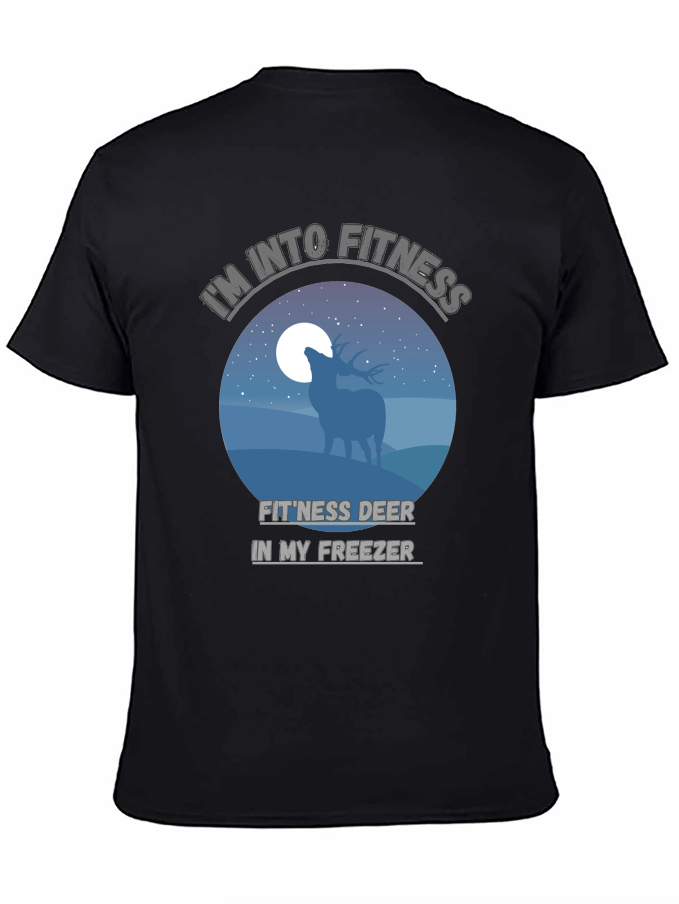 Fitness Deer Freezer Funny T-Shirt