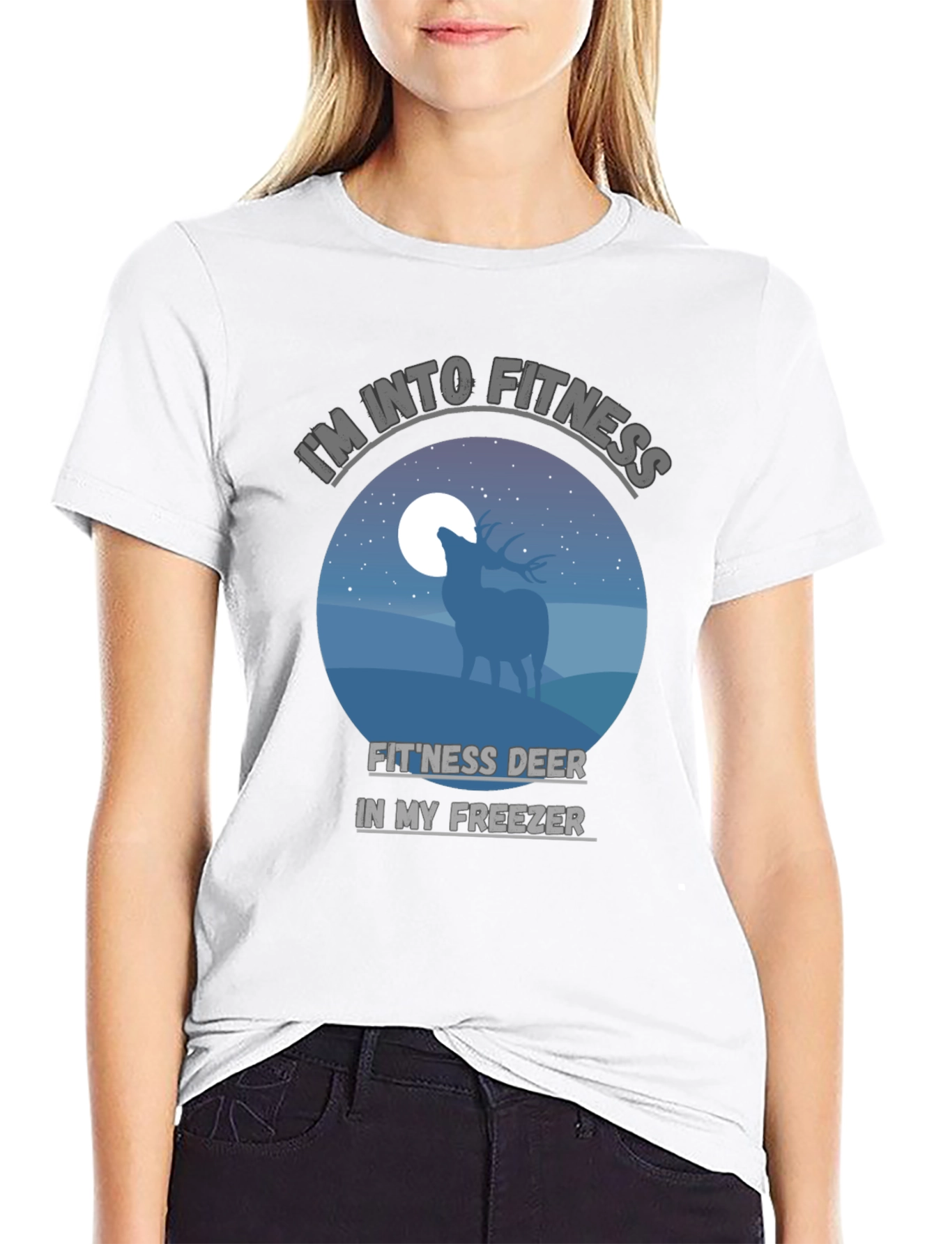 Fitness Deer Freezer Funny T-Shirt