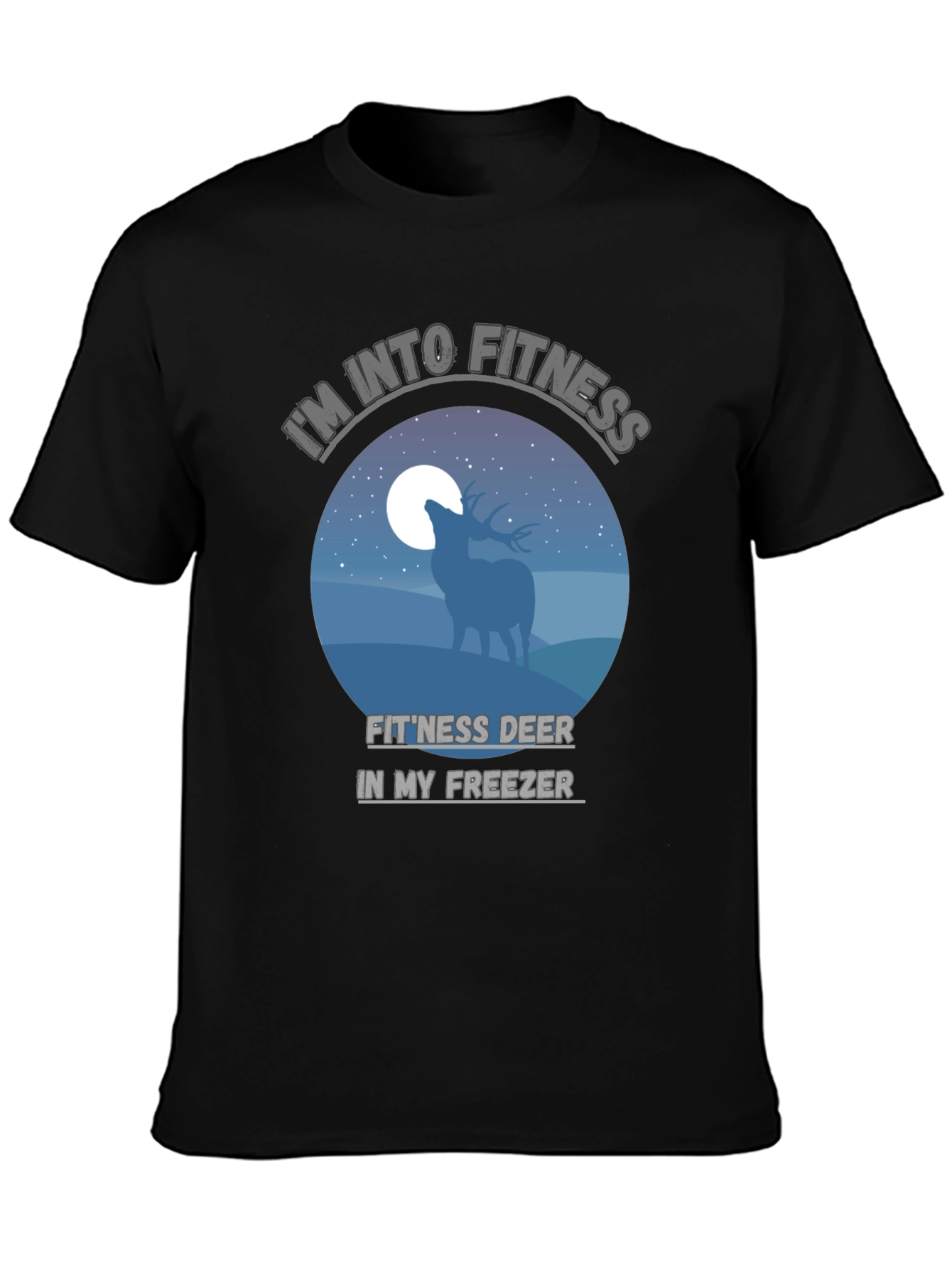 Fitness Deer Freezer Funny T-Shirt