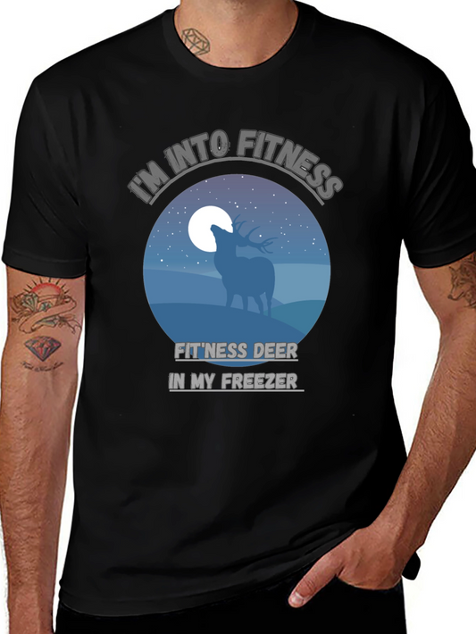 Fitness Deer Freezer Funny T-Shirt