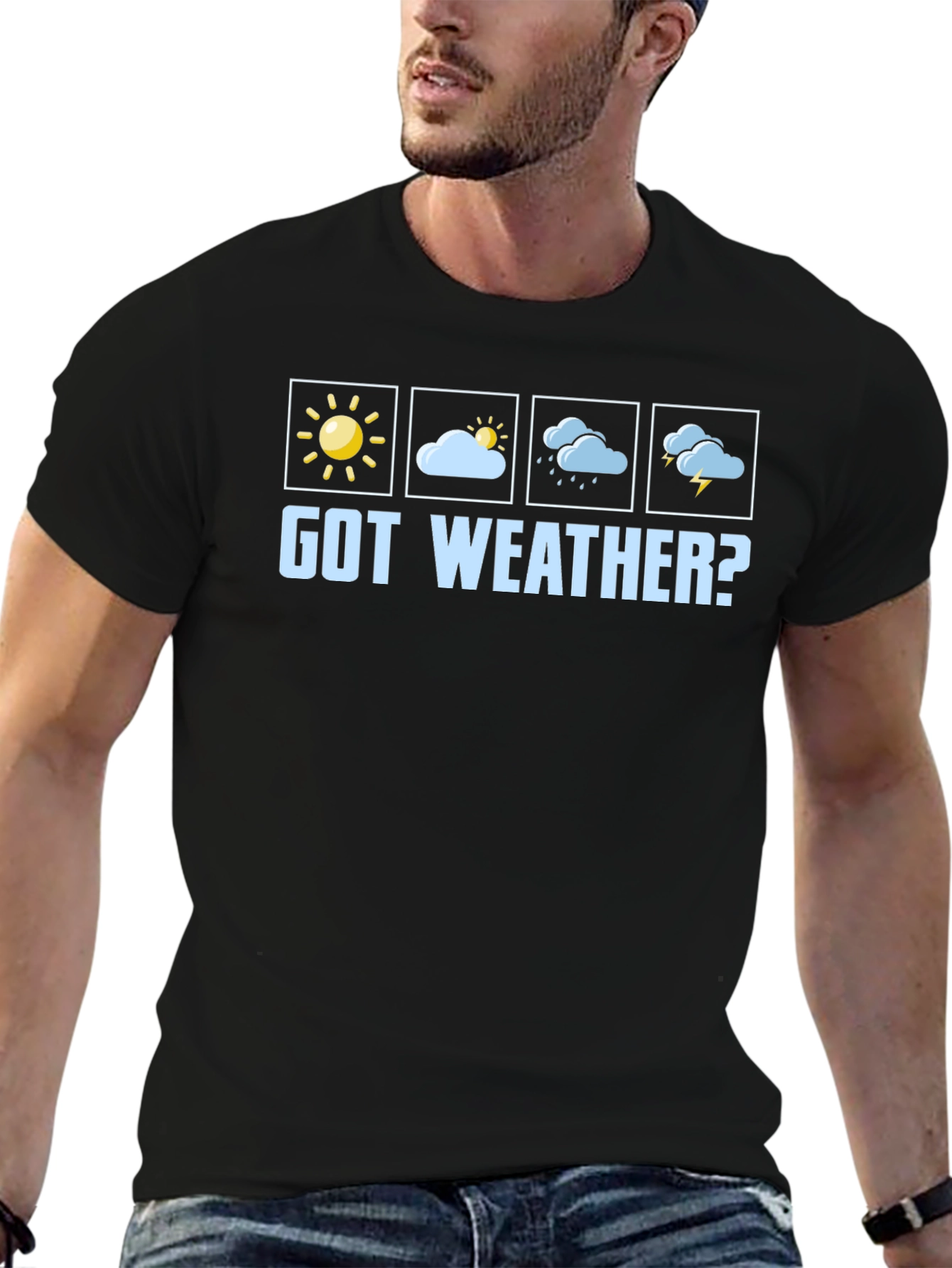 Got Weather? Graphic T-Shirt - Black