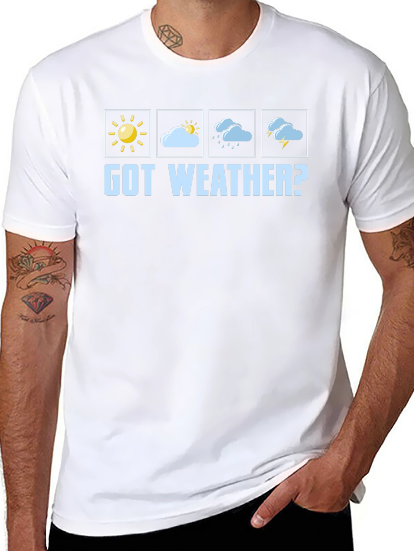 Got Weather? Graphic T-Shirt - Black