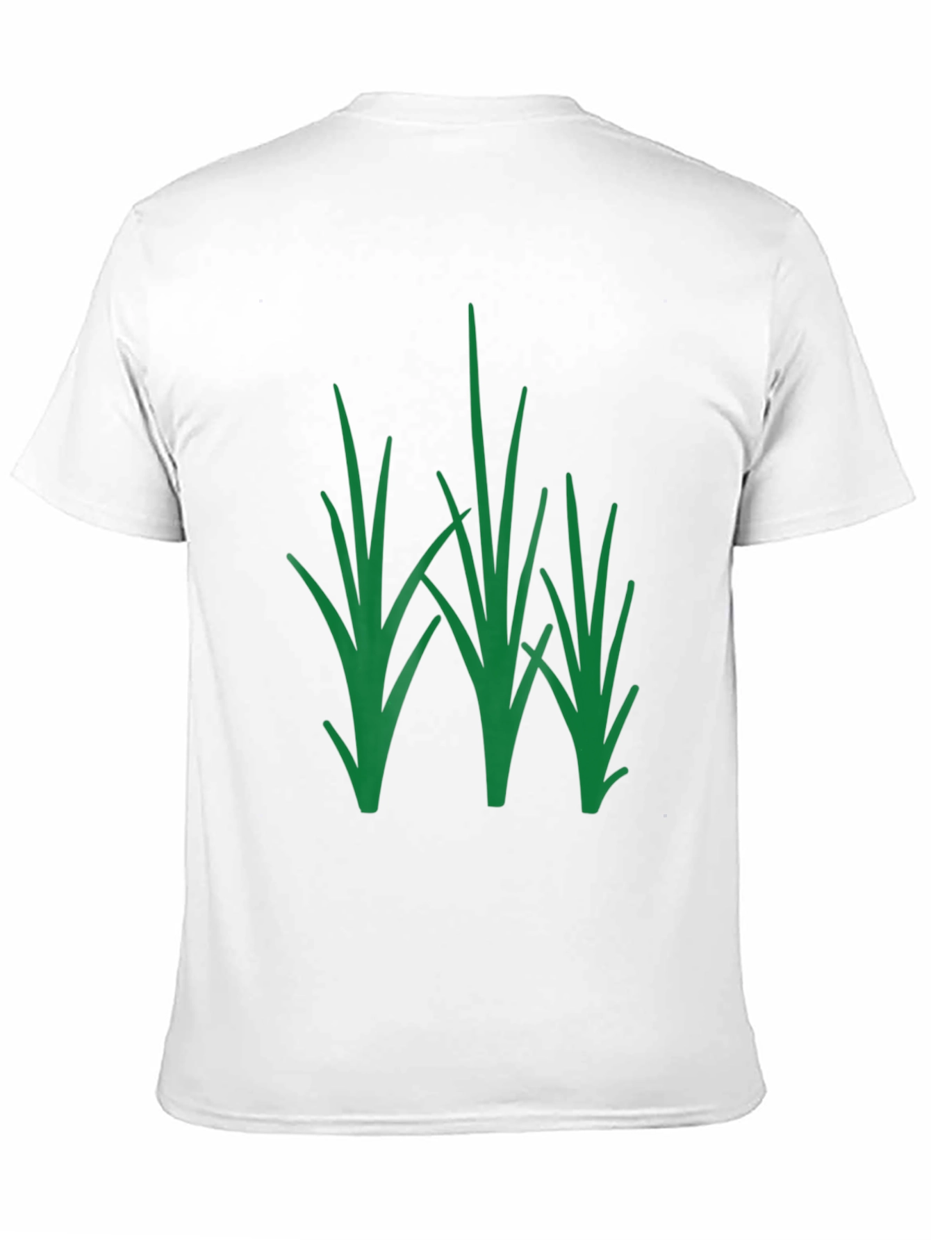 Green Grass Graphic Black T-Shirt - Nature Inspired Tee