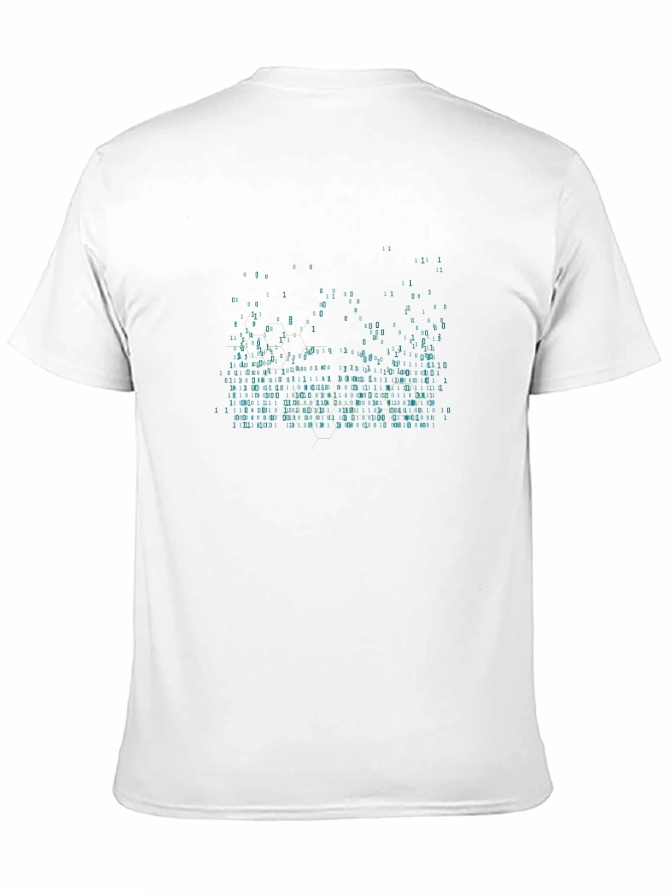 Binary Code Black T-Shirt - Stylish Tech Design