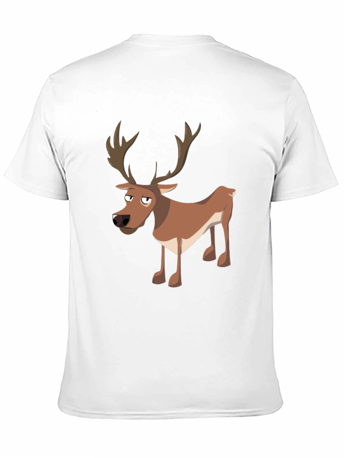 Cool Reindeer Graphic Tee - Mens Black T-Shirt