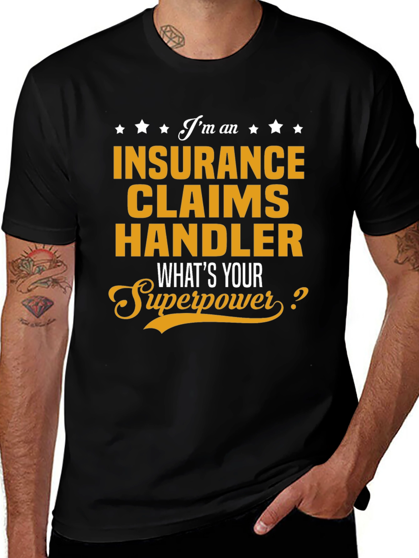 Insurance Claims Handler Superpower T-Shirt