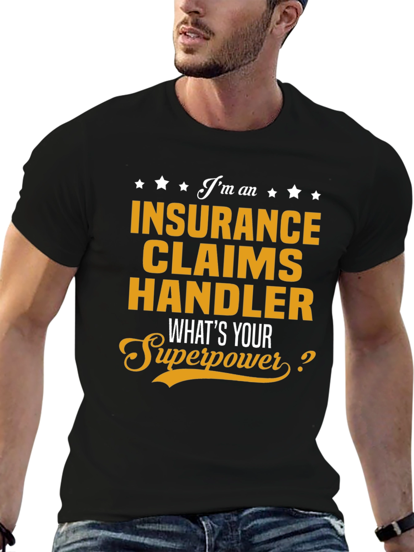 Insurance Claims Handler Superpower T-Shirt