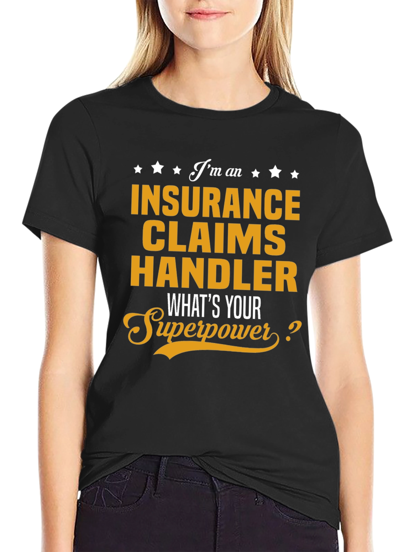 Insurance Claims Handler Superpower T-Shirt