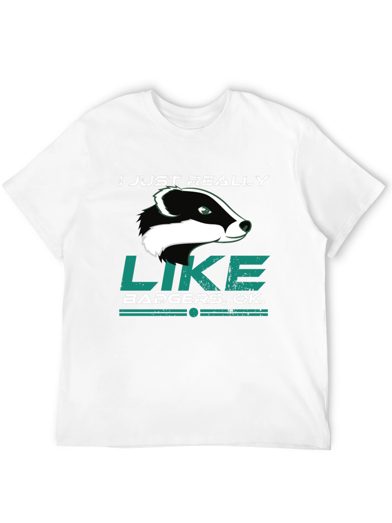 I Just Really Like Badgers Graphic Tee
