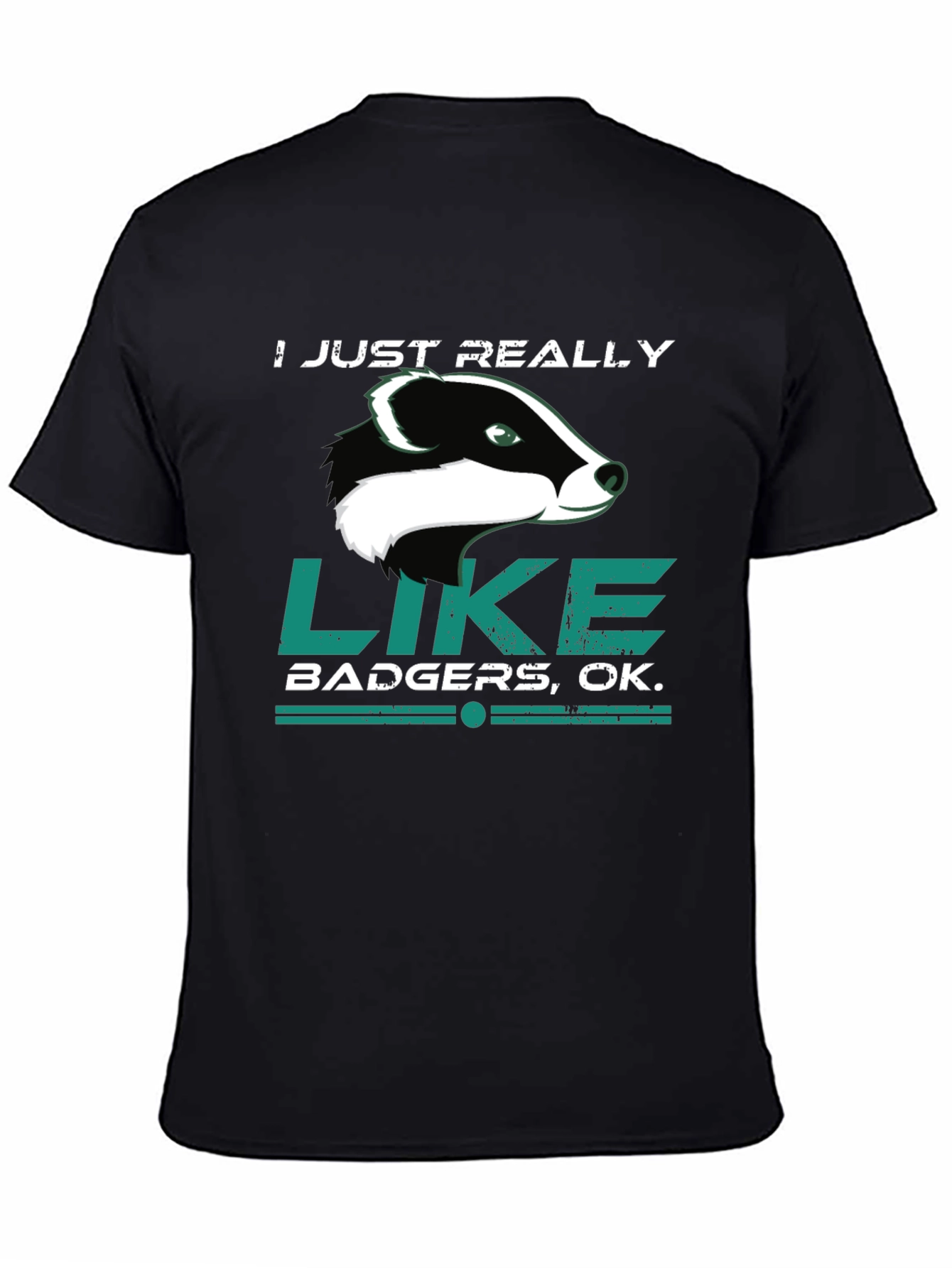 I Just Really Like Badgers Graphic Tee