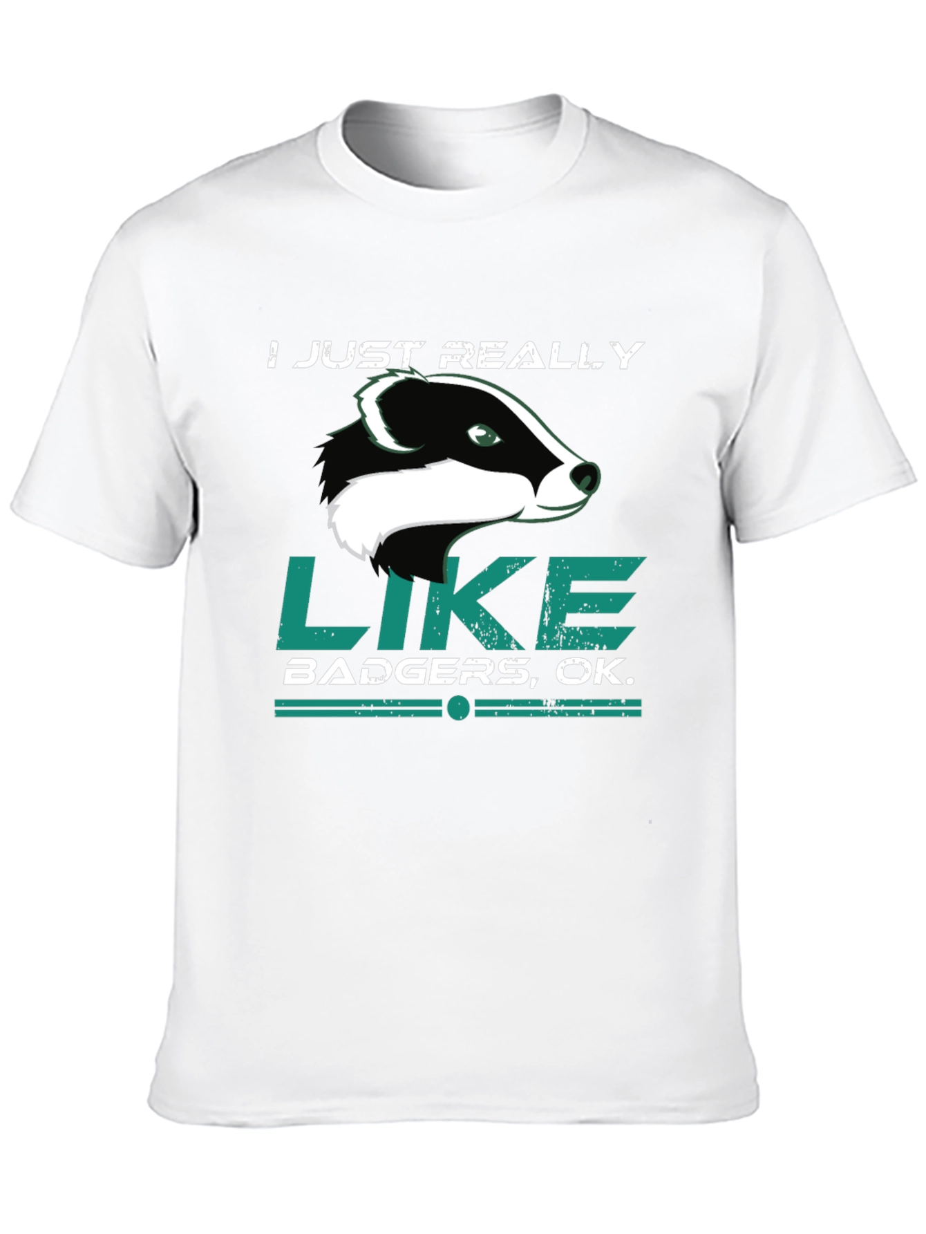 I Just Really Like Badgers Graphic Tee