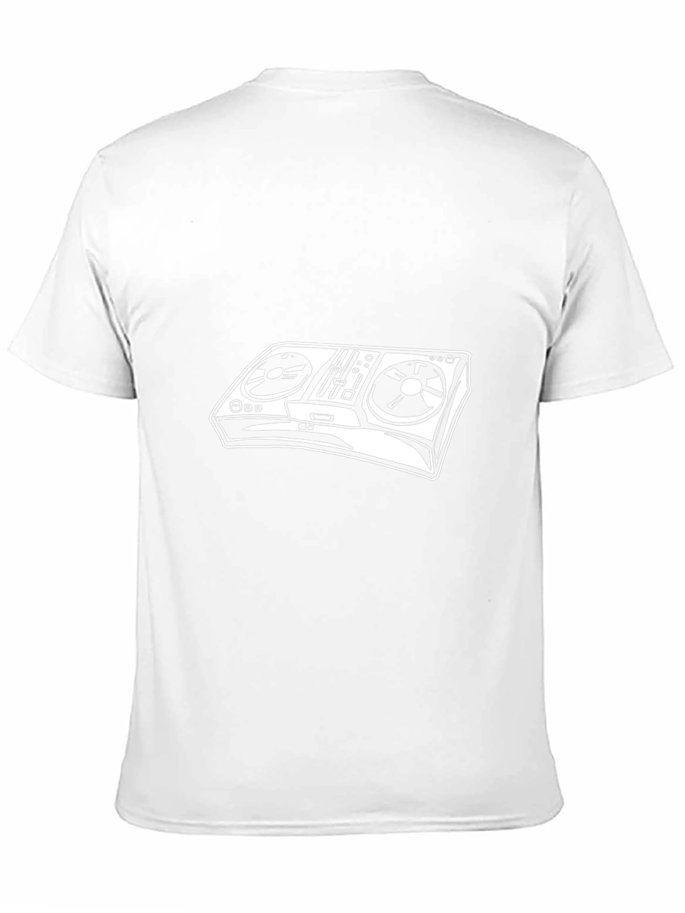 DJ Mixer Graphic T-Shirt - Black Cotton Tee