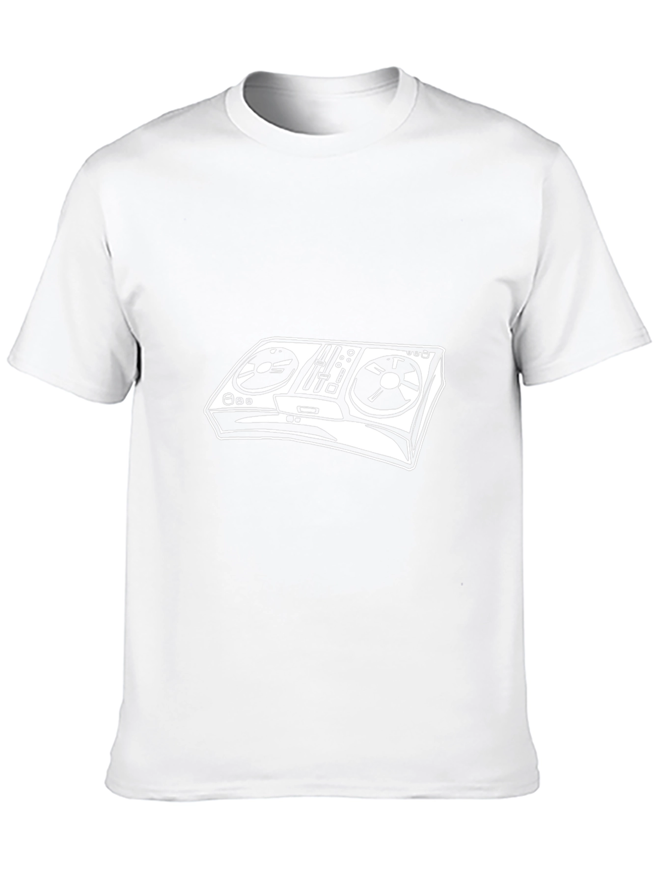 DJ Mixer Graphic T-Shirt - Black Cotton Tee