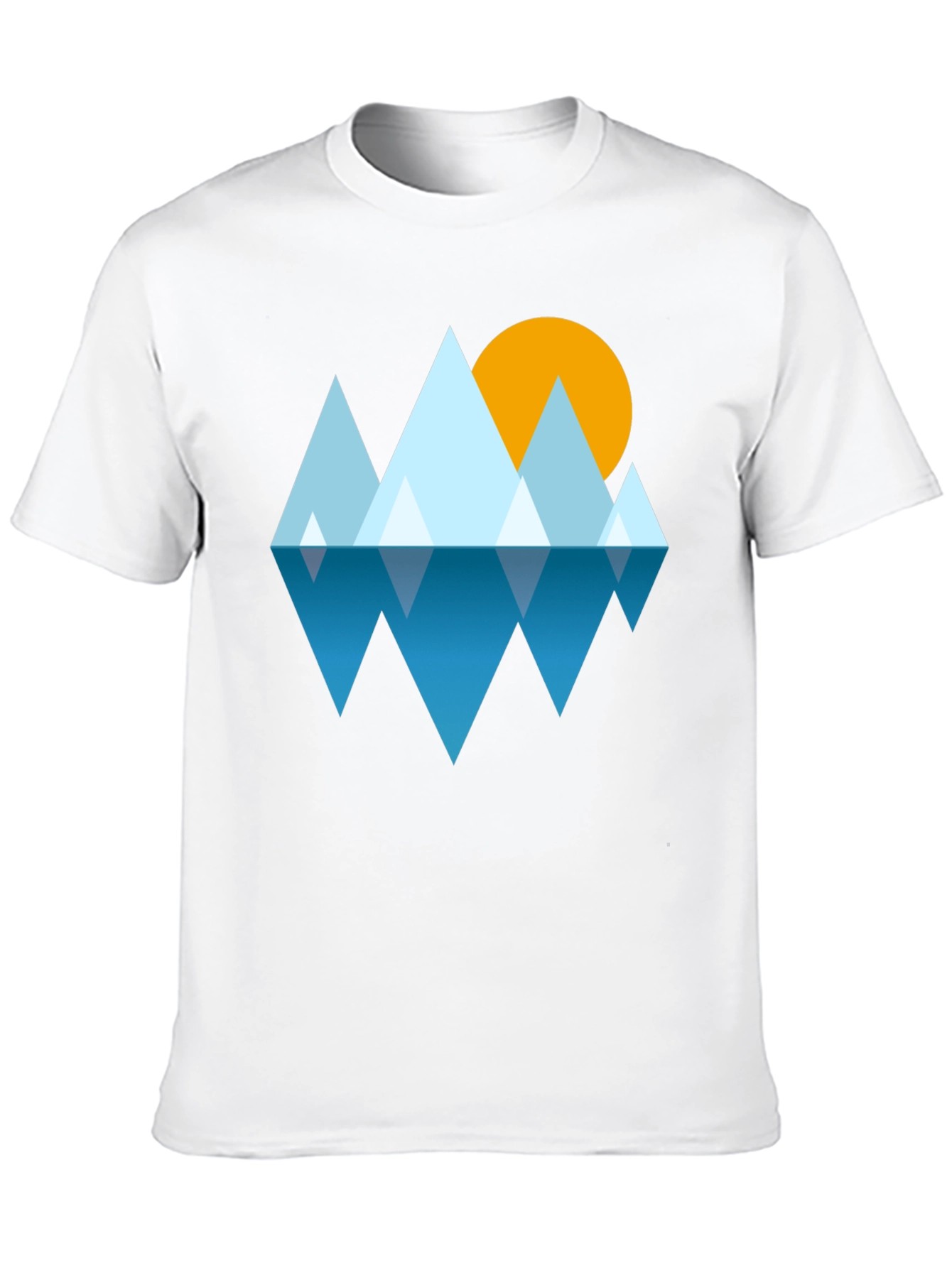 Geometric Mountain & Sun Tee