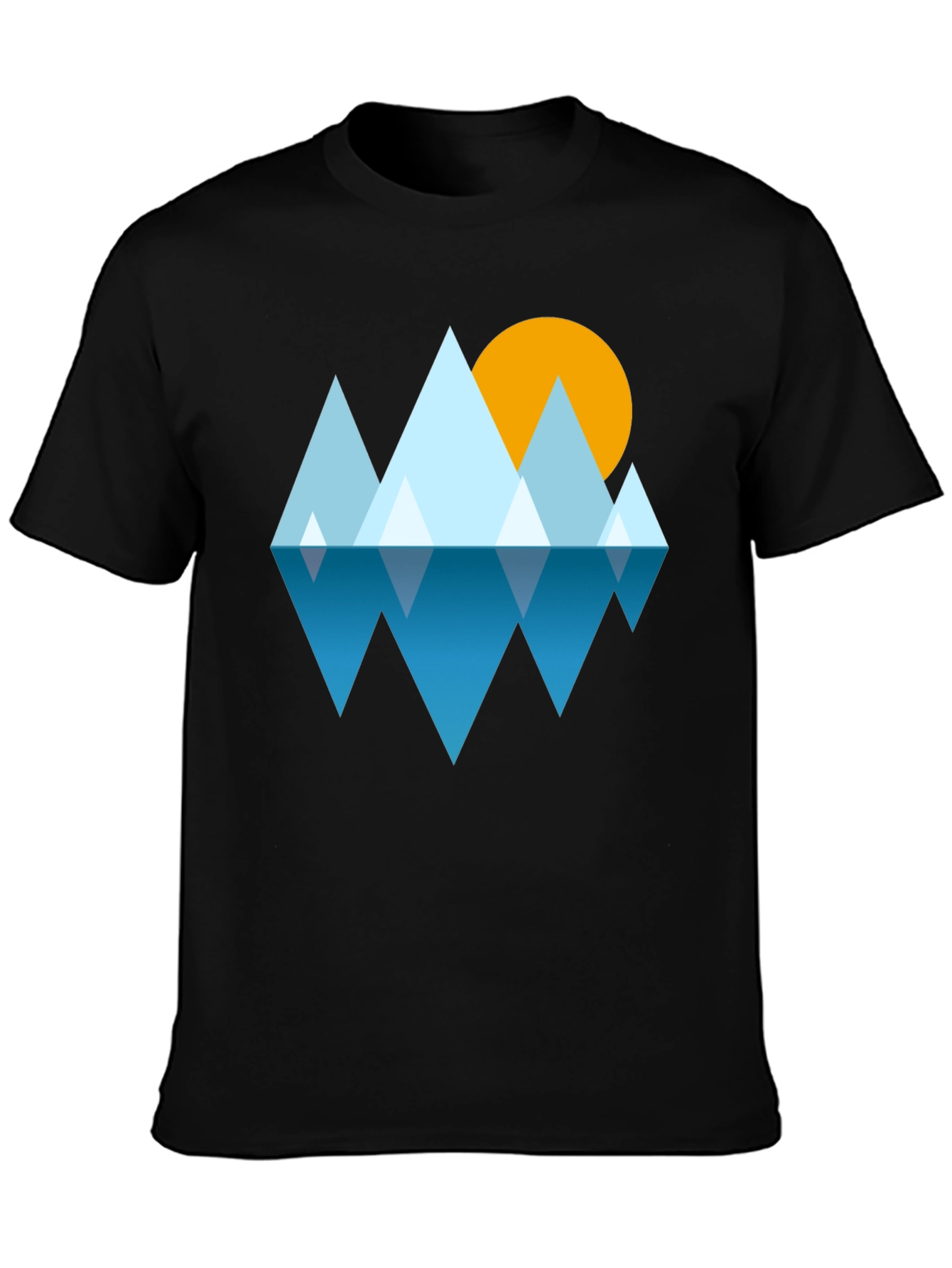 Geometric Mountain & Sun Tee