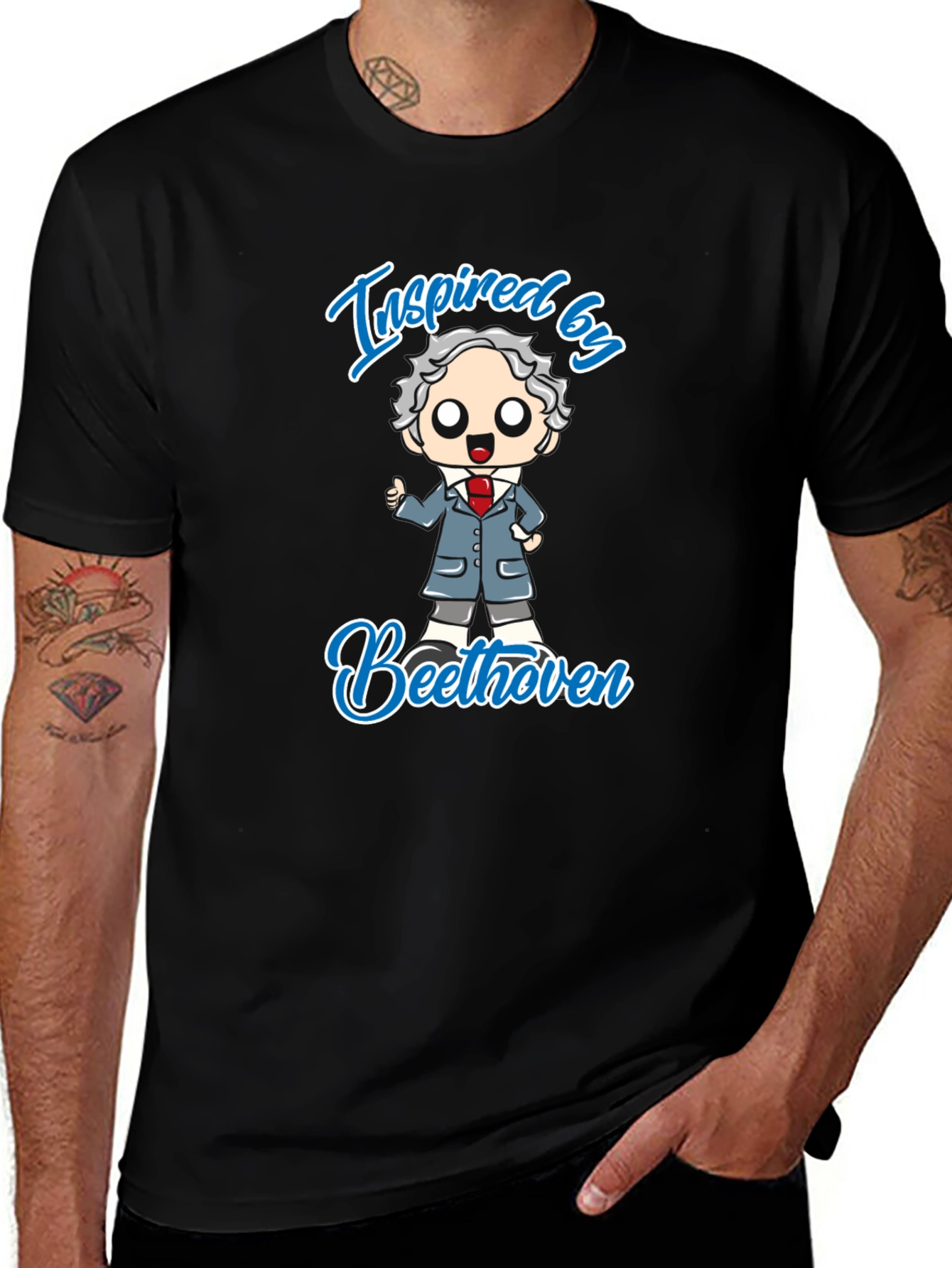 Inspired by Beethoven Graphic T-Shirt