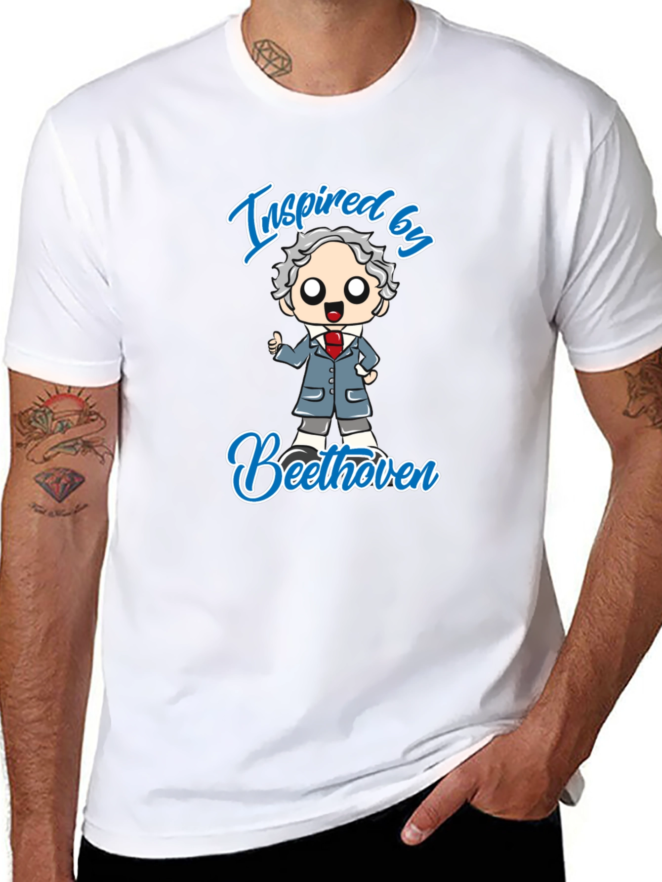 Inspired by Beethoven Graphic T-Shirt