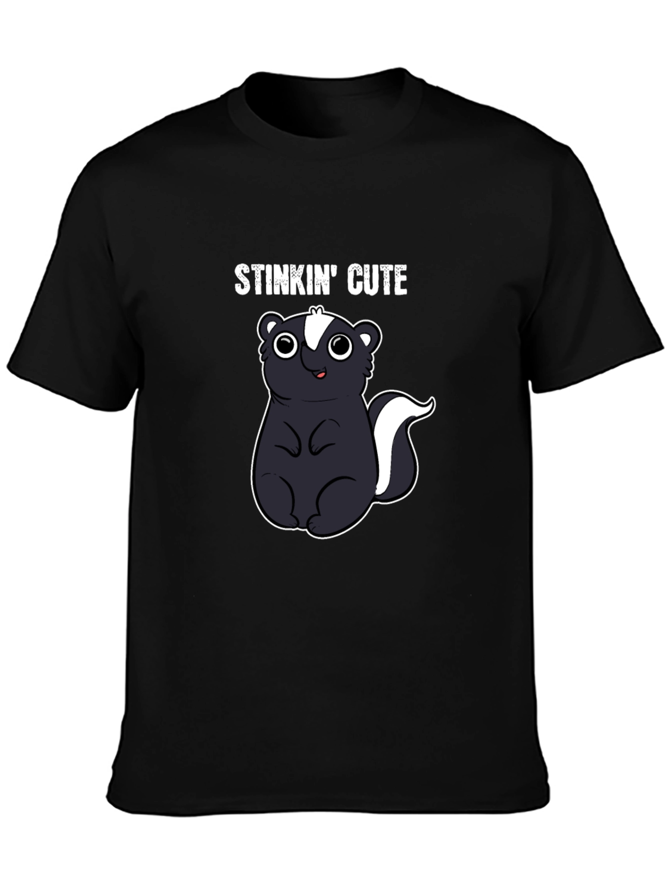 Stinkin Cute Skunk Graphic Tee - Fun Animal Shirt