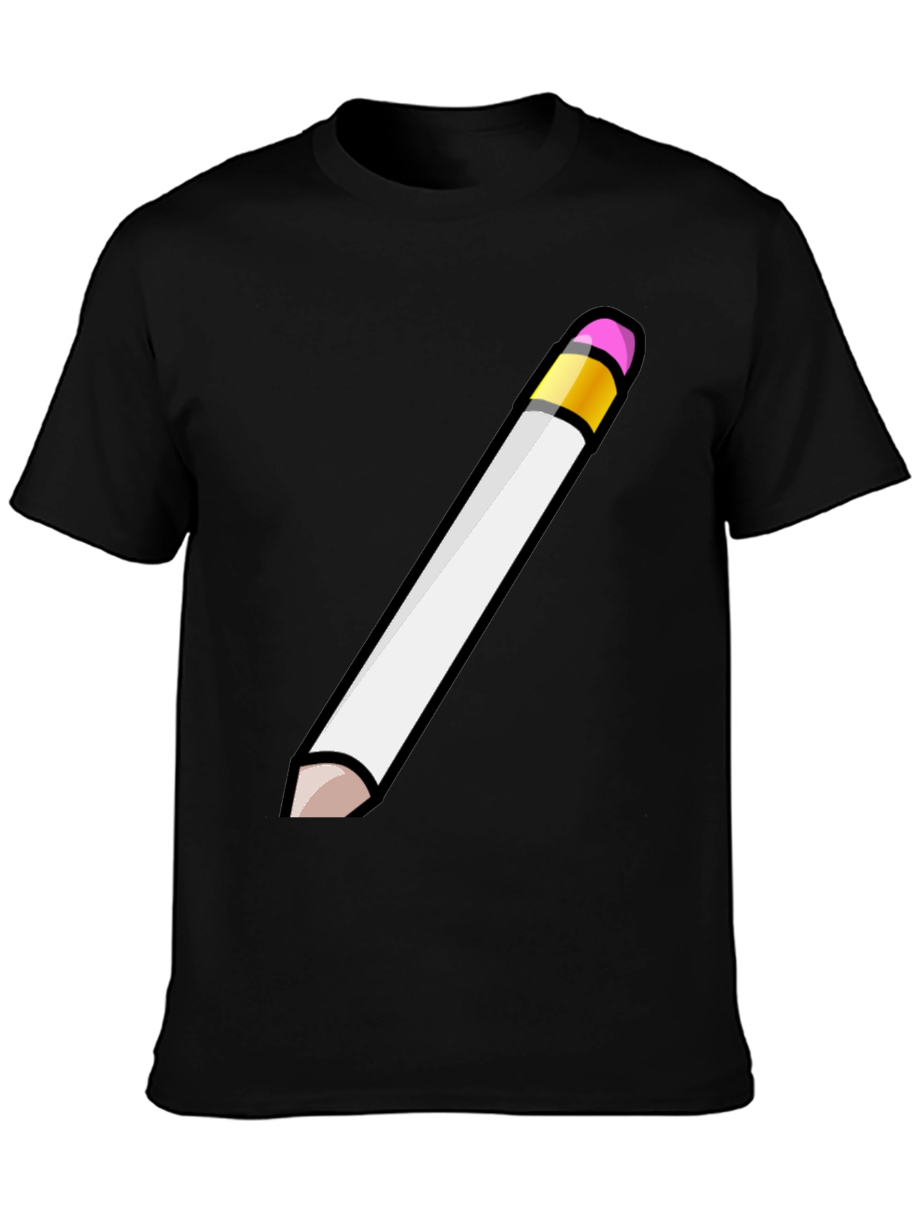 Pencil Graphic T-Shirt - Unisex Cotton Tee