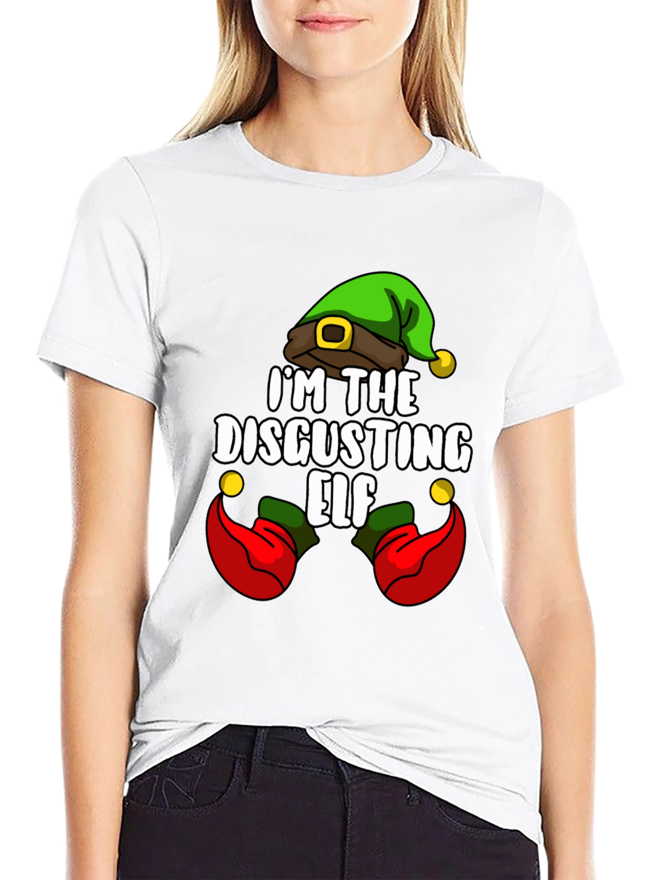 Im The Disgusting Elf T-Shirt - Funny Holiday Tee