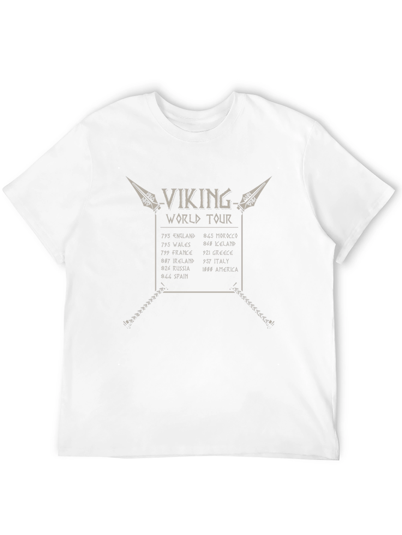 Viking World Tour Black T-Shirt