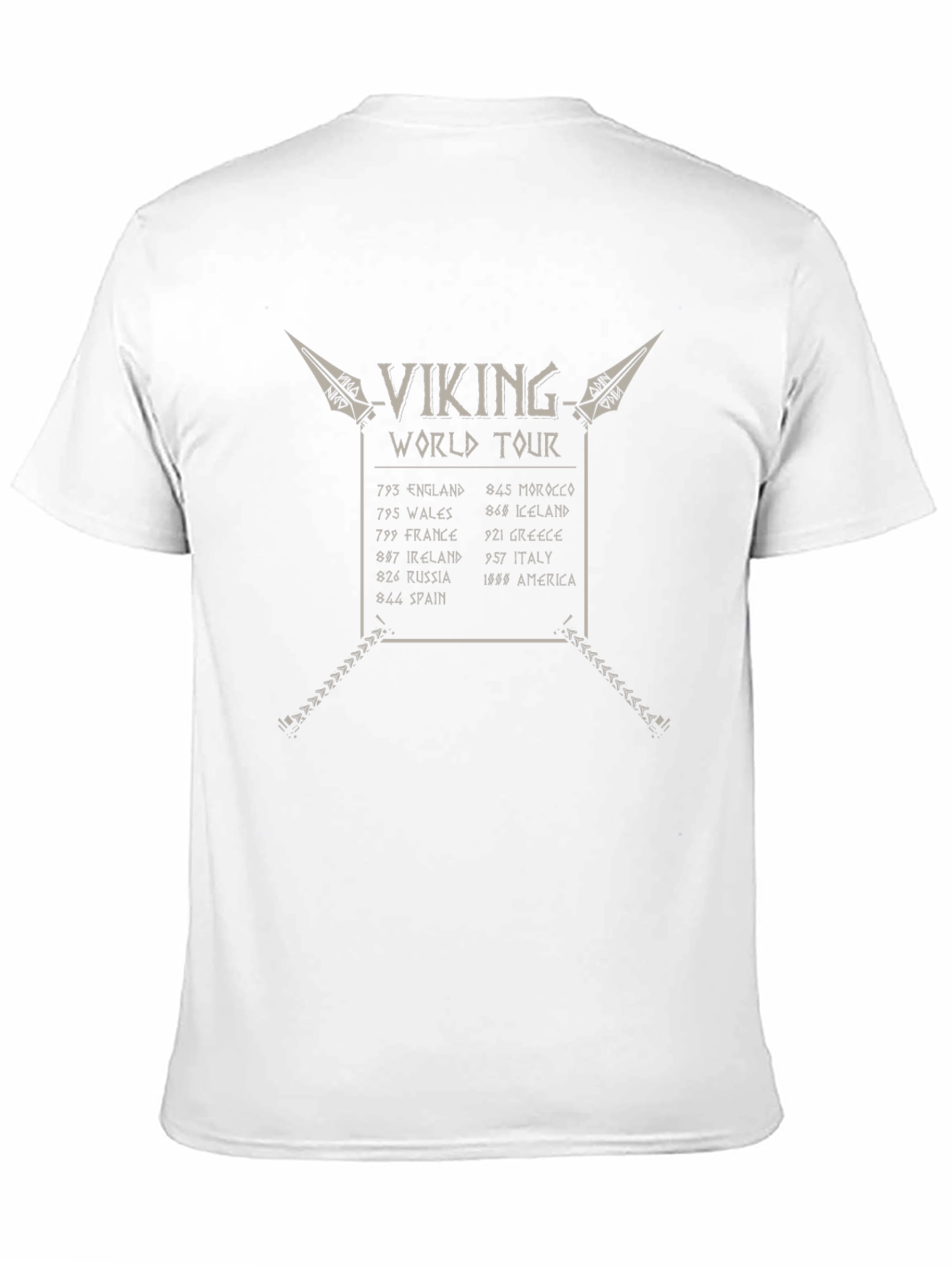 Viking World Tour Black T-Shirt