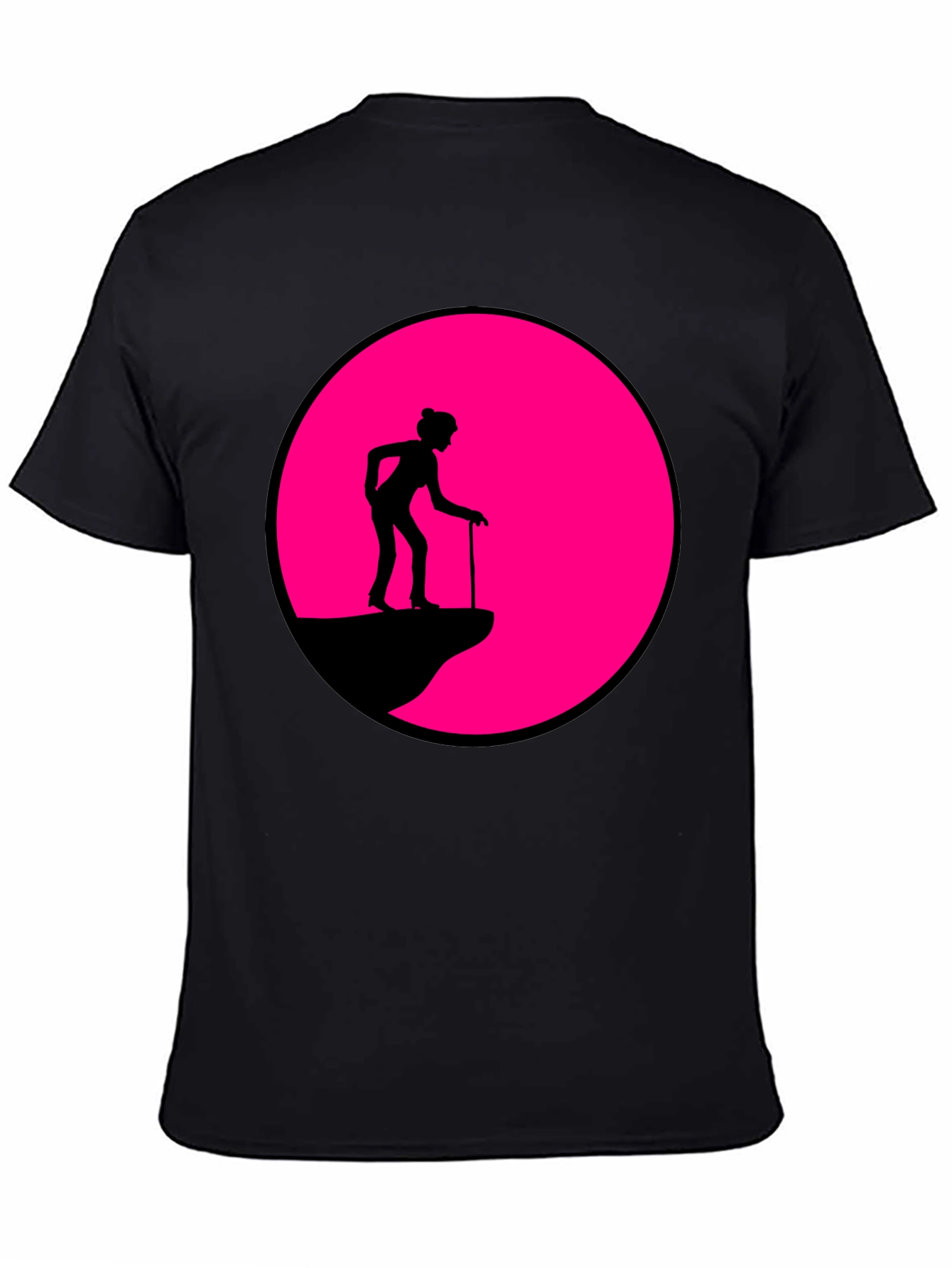 Cliff Walker Graphic Tee - Black Cotton Blend