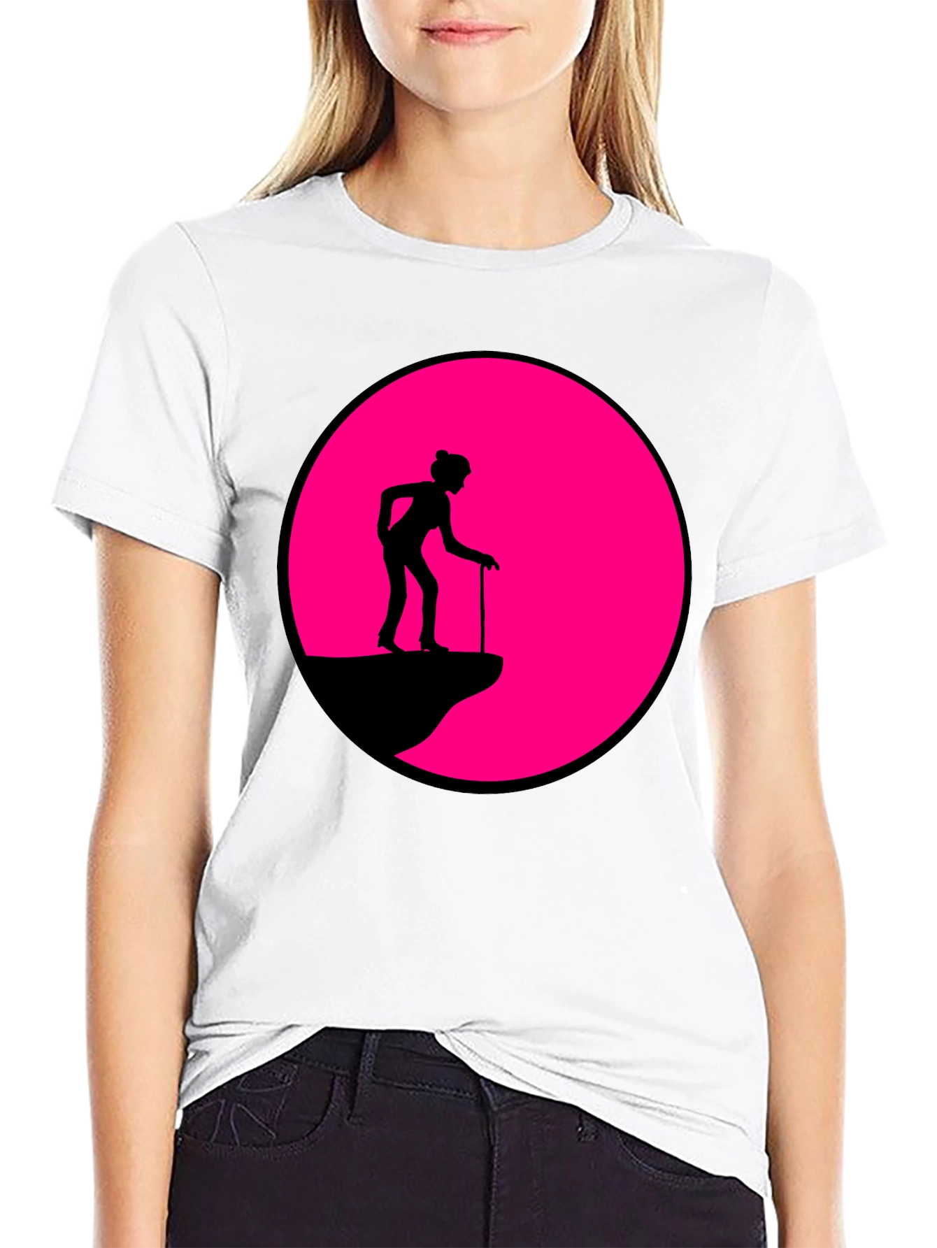 Cliff Walker Graphic Tee - Black Cotton Blend