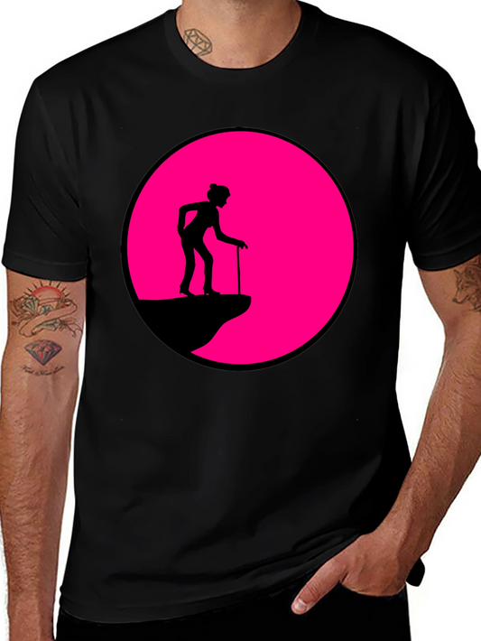 Cliff Walker Graphic Tee - Black Cotton Blend