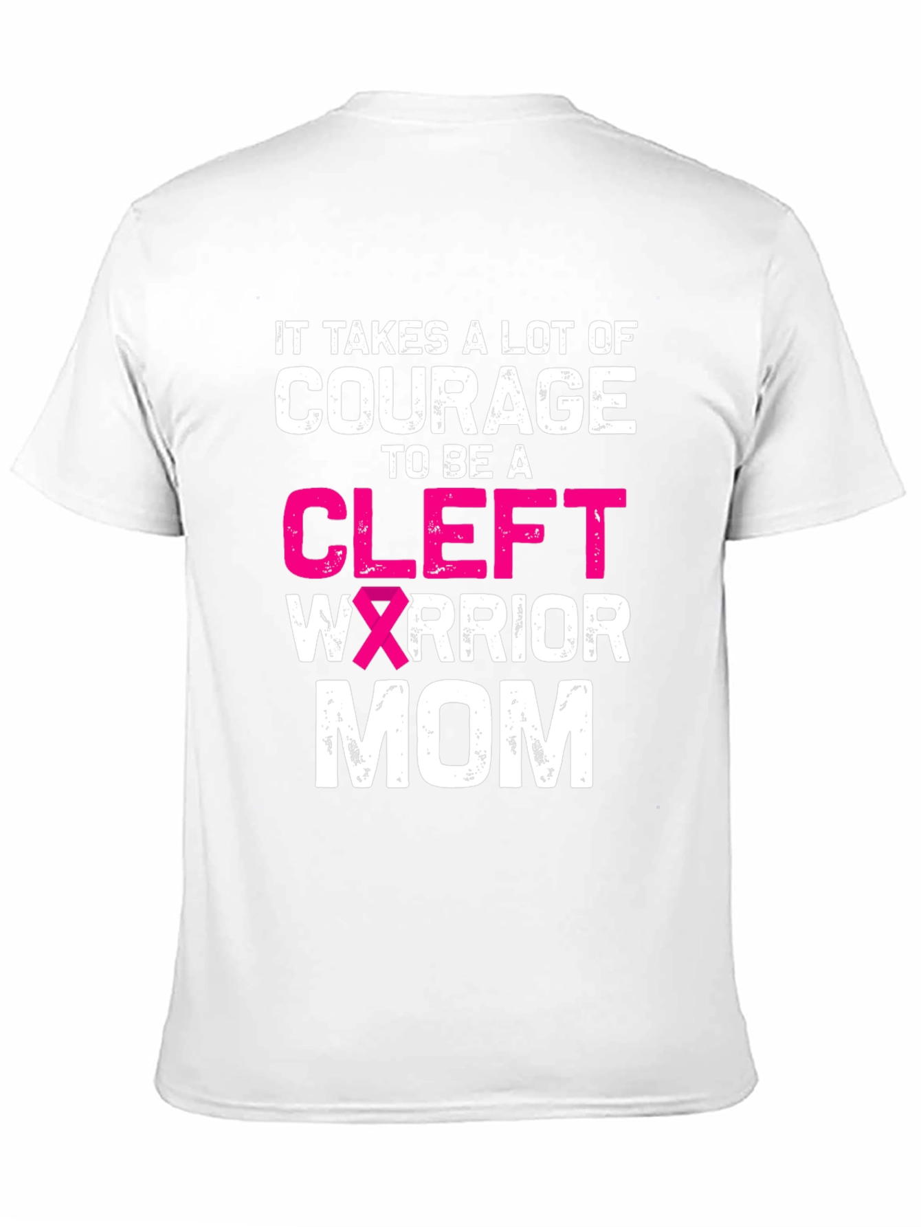 Courage Cleft Warrior Mom Graphic Tee