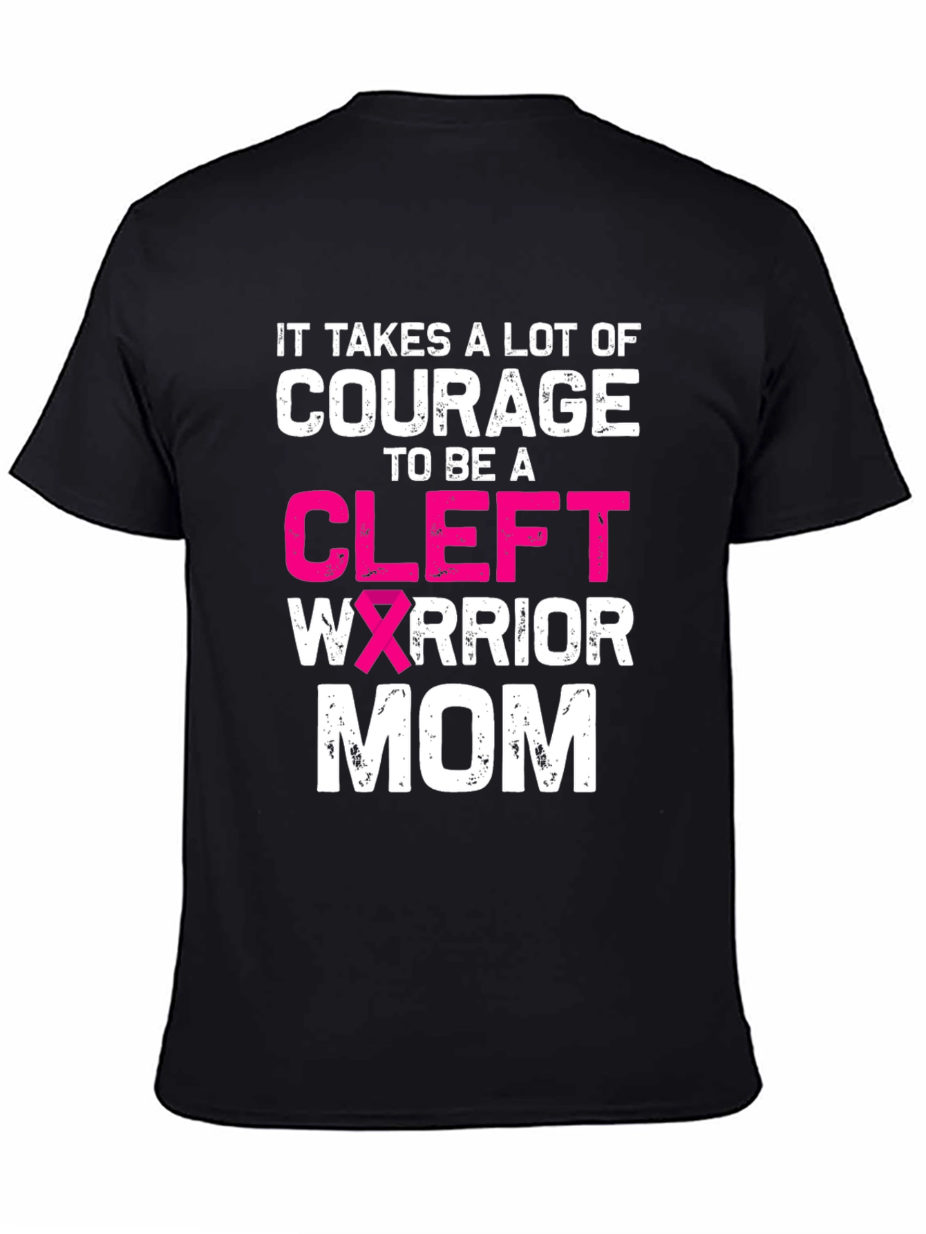 Courage Cleft Warrior Mom Graphic Tee