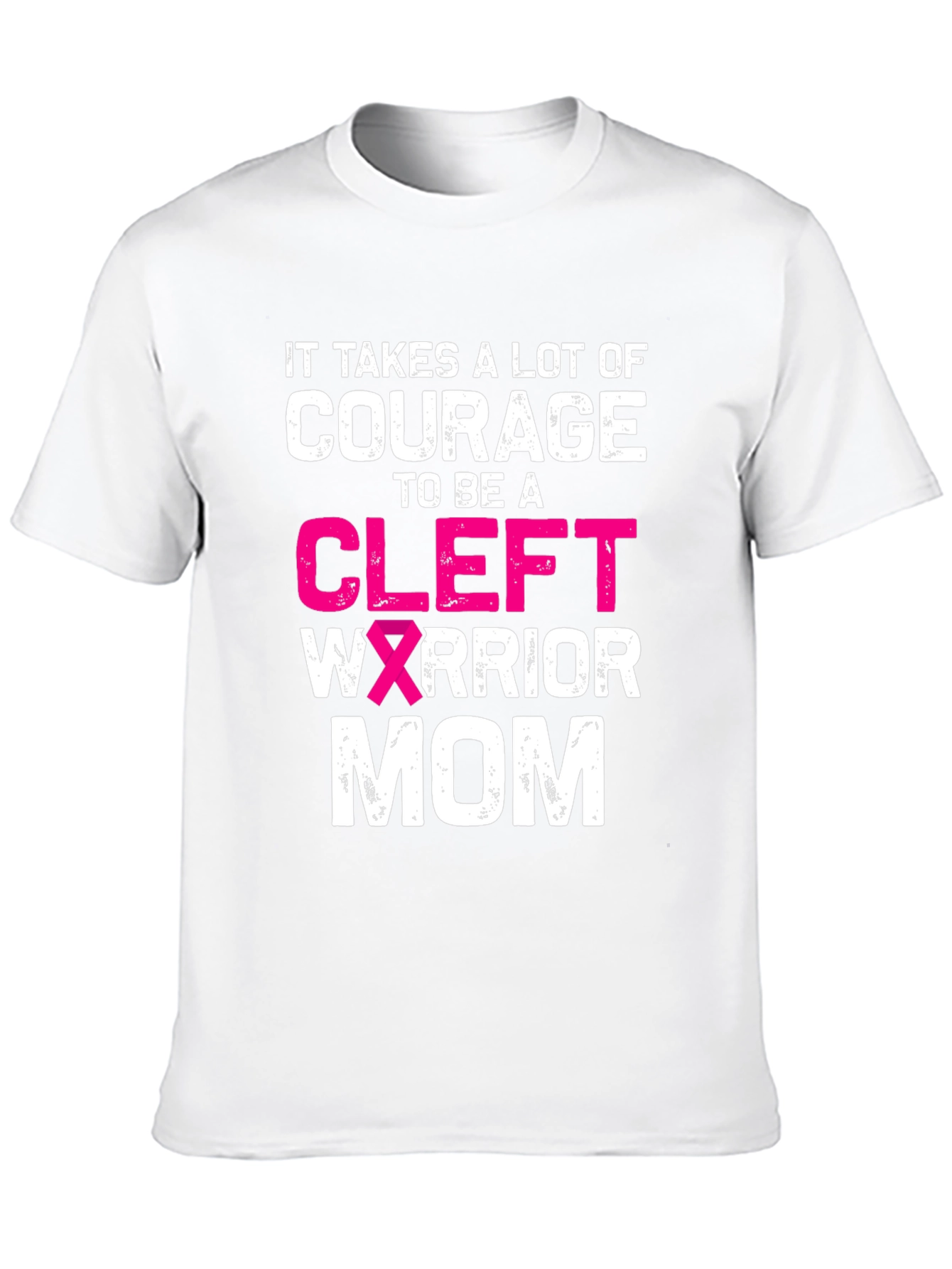 Courage Cleft Warrior Mom Graphic Tee
