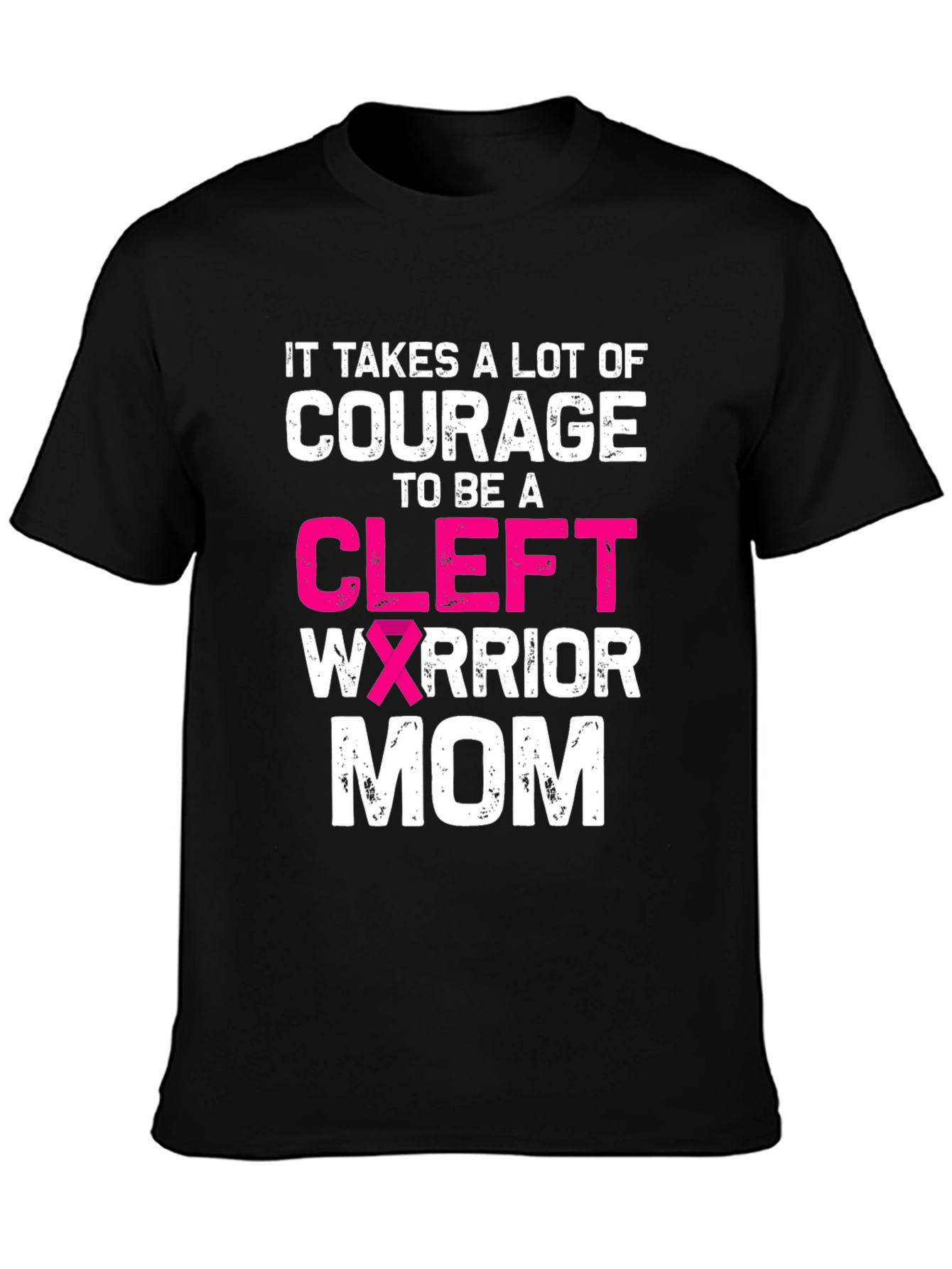 Courage Cleft Warrior Mom Graphic Tee