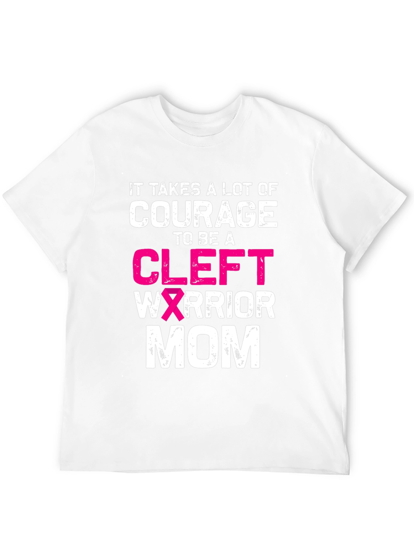 Courage Cleft Warrior Mom Graphic Tee