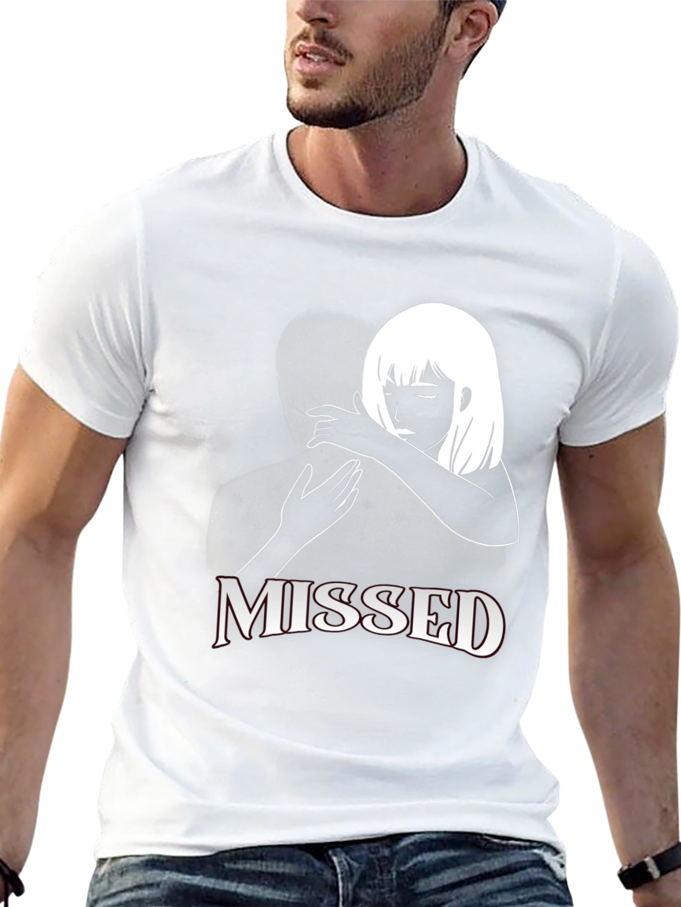 Missed Connection Graphic Tee - Black