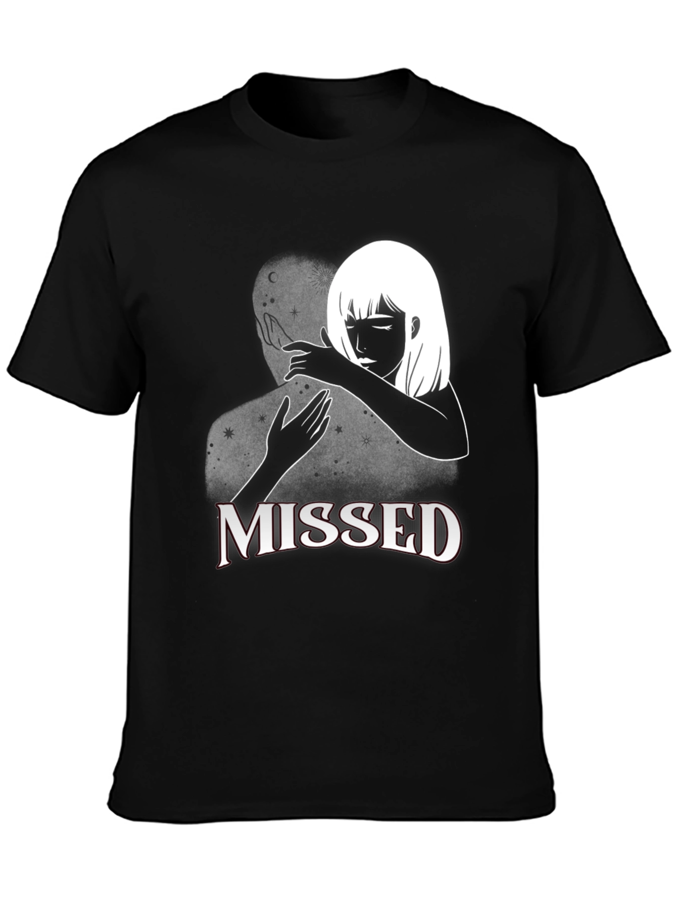 Missed Connection Graphic Tee - Black
