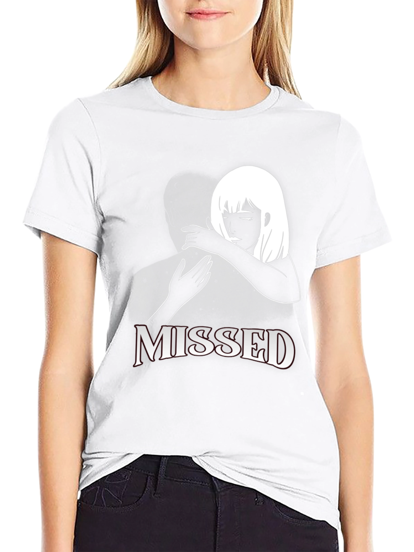 Missed Connection Graphic Tee - Black