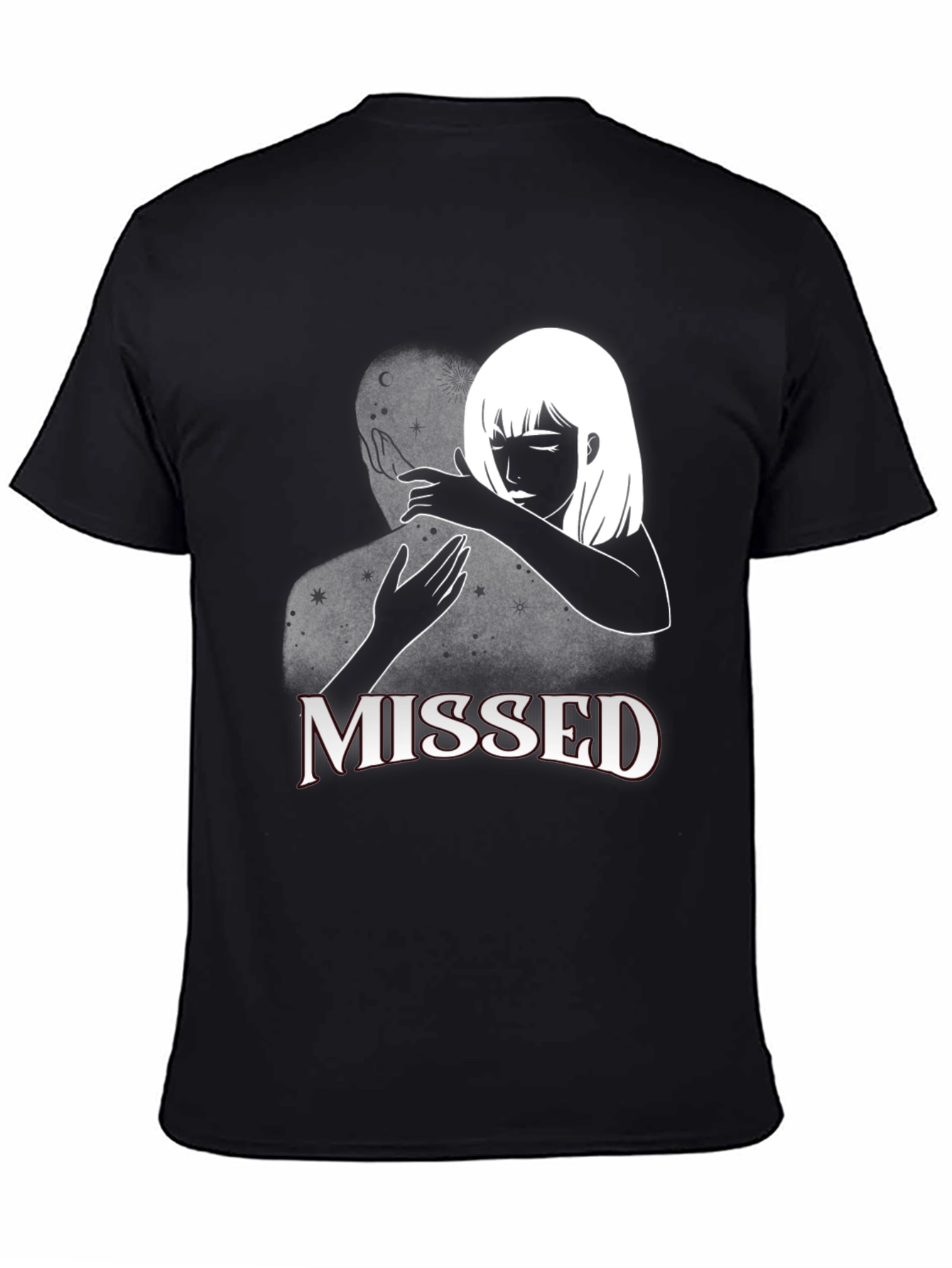 Missed Connection Graphic Tee - Black