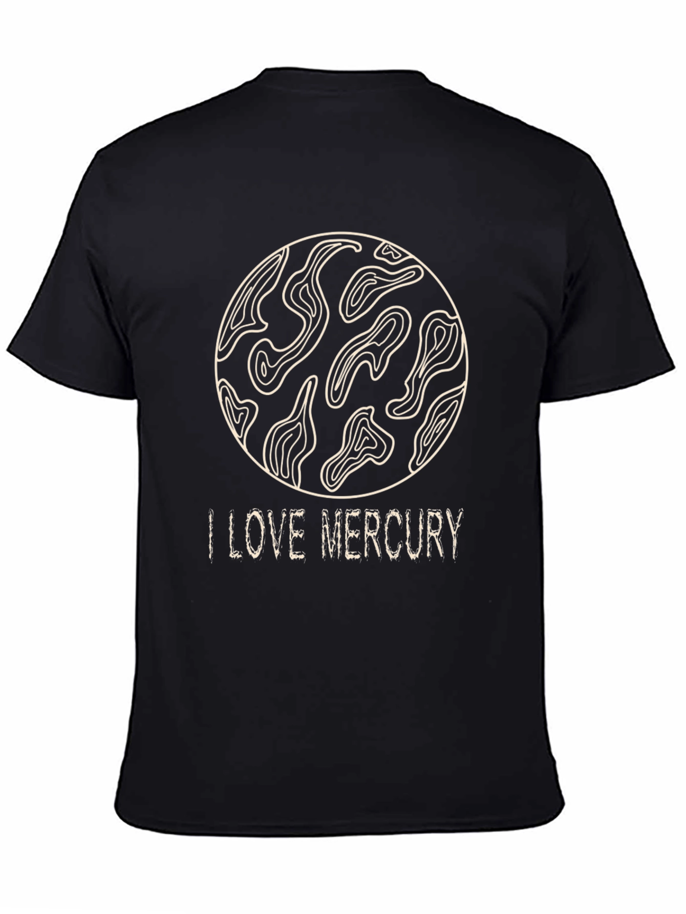 I Love Mercury Planet Graphic T-Shirt