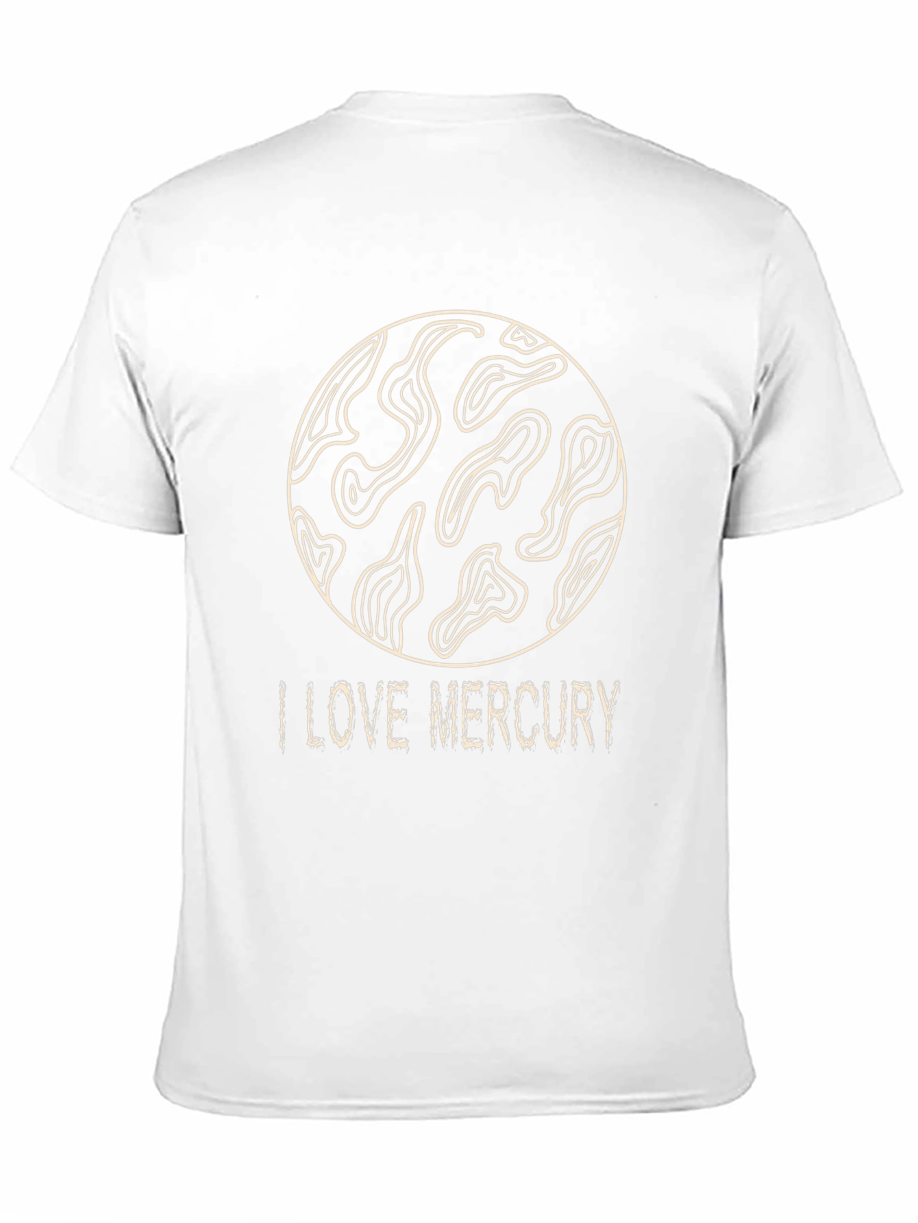 I Love Mercury Planet Graphic T-Shirt