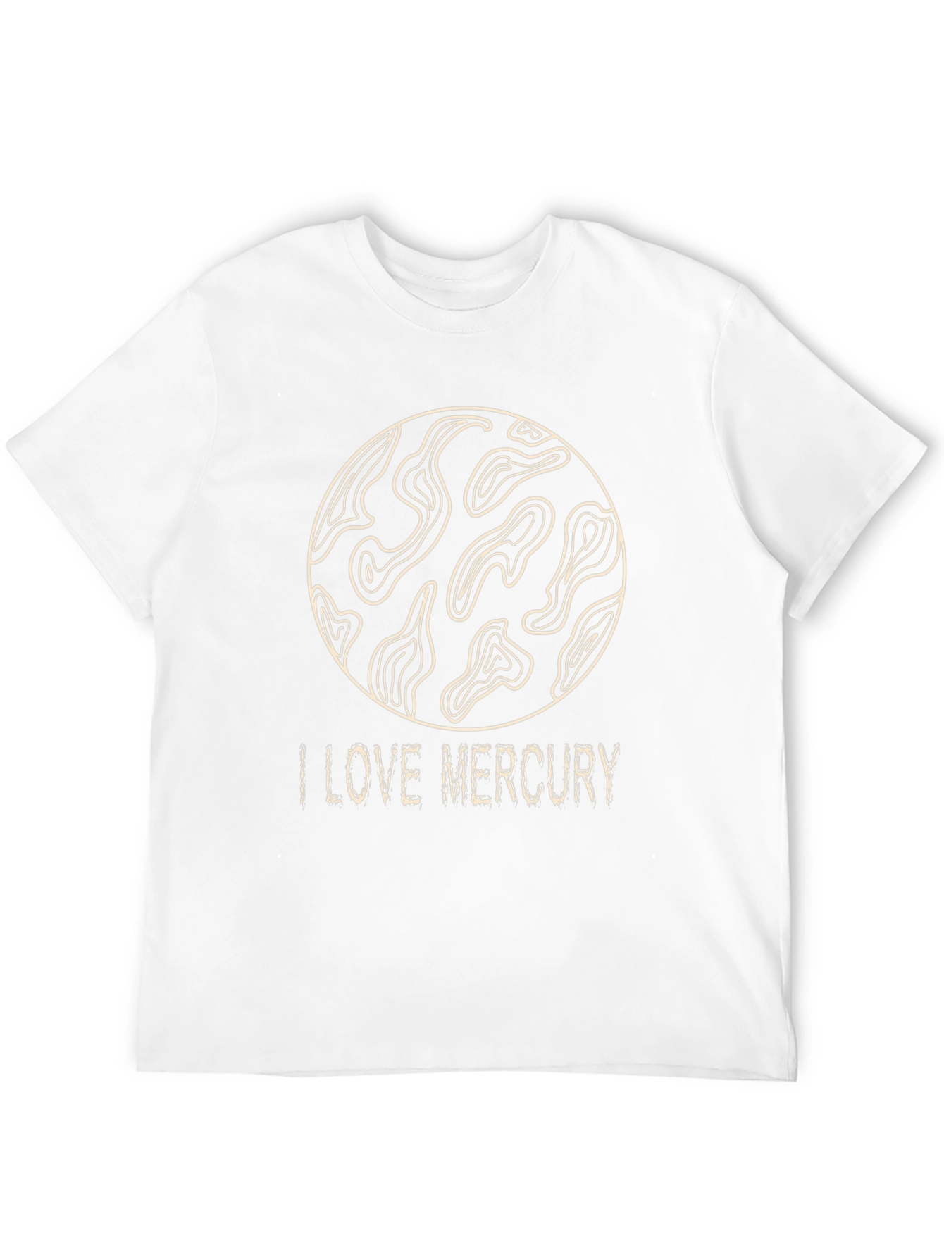 I Love Mercury Planet Graphic T-Shirt